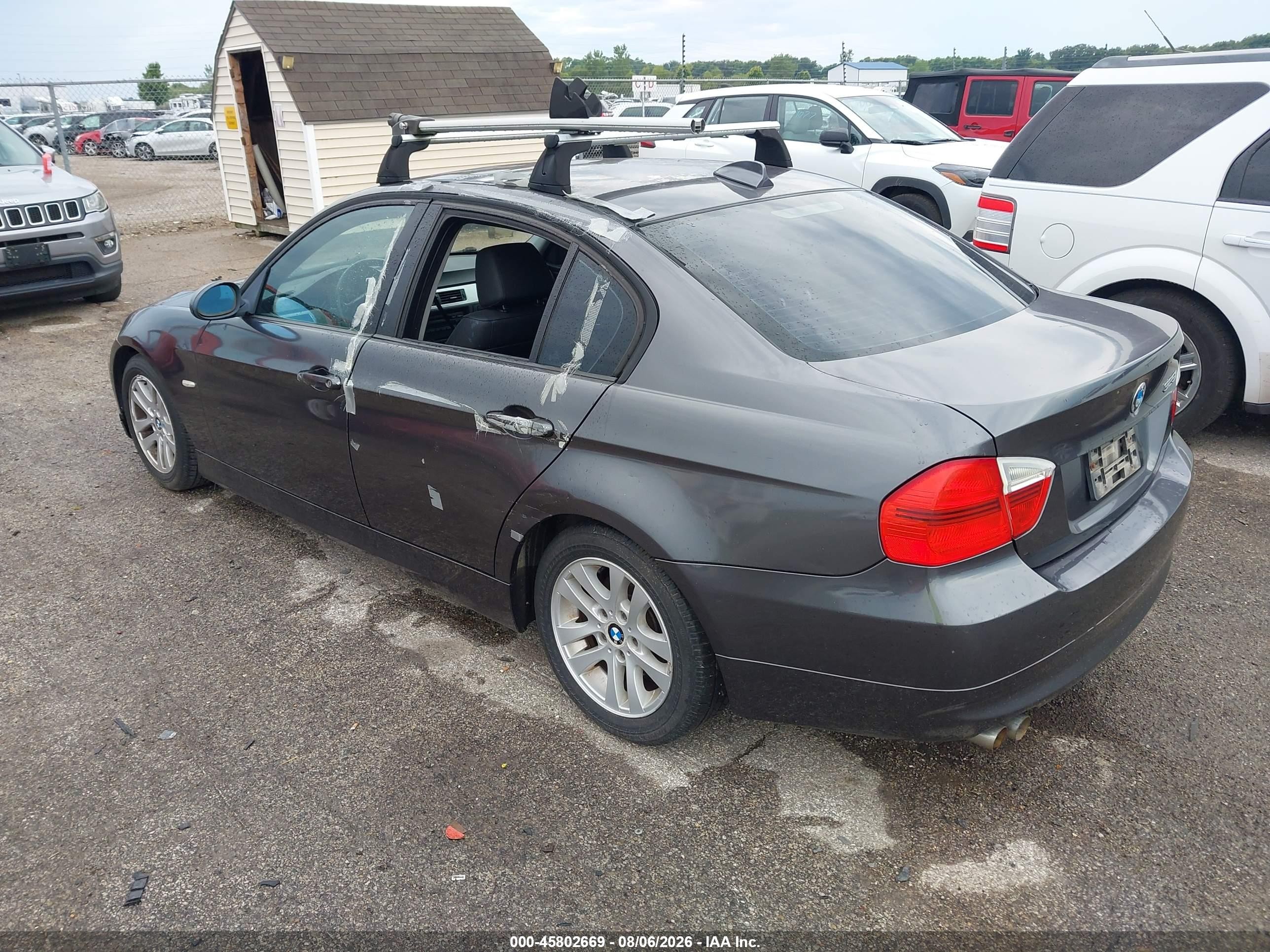 2006 Bmw 325i   Серый vin: WBAVB13506KR66193