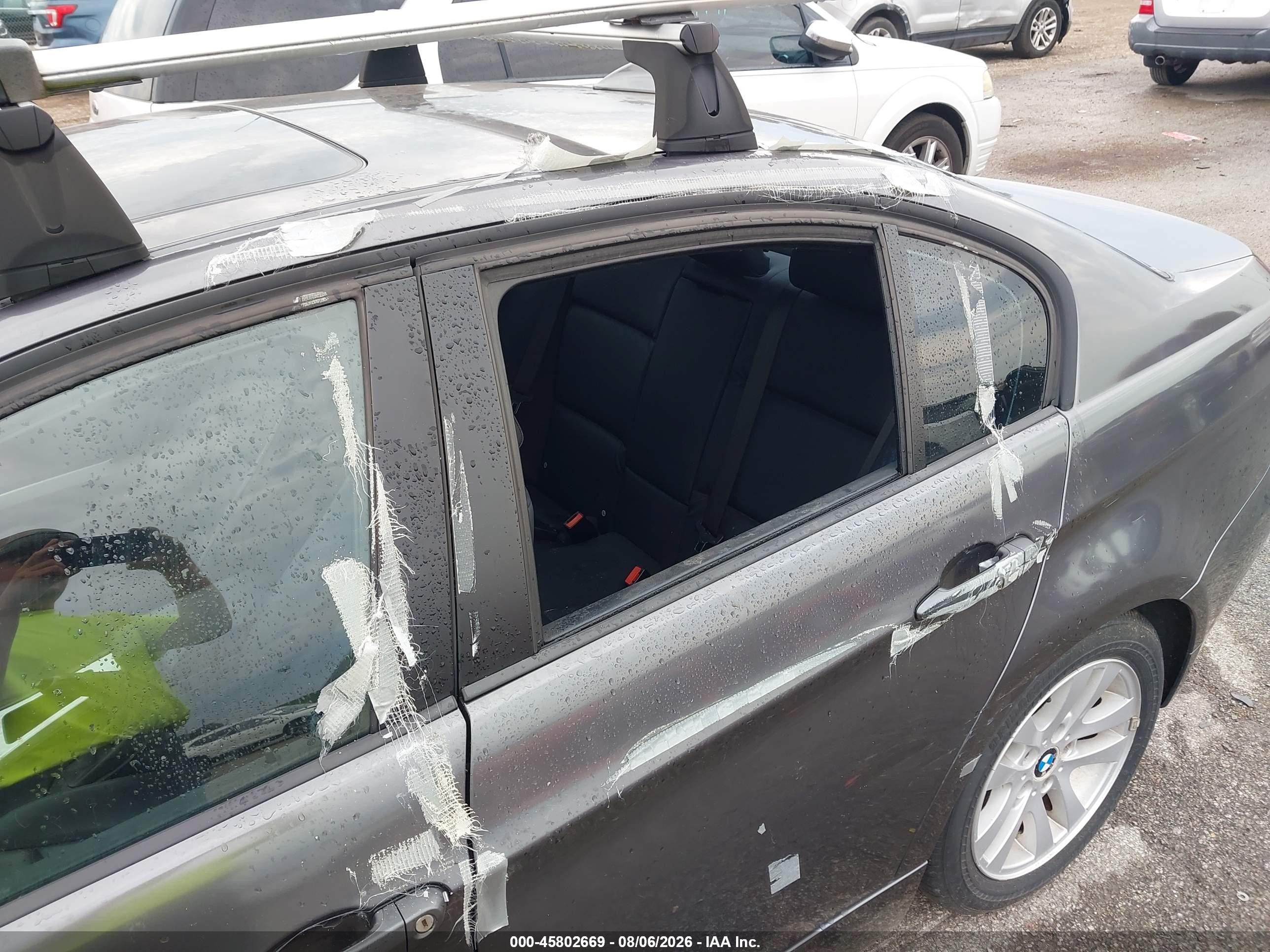 2006 Bmw 325i   Серый vin: WBAVB13506KR66193