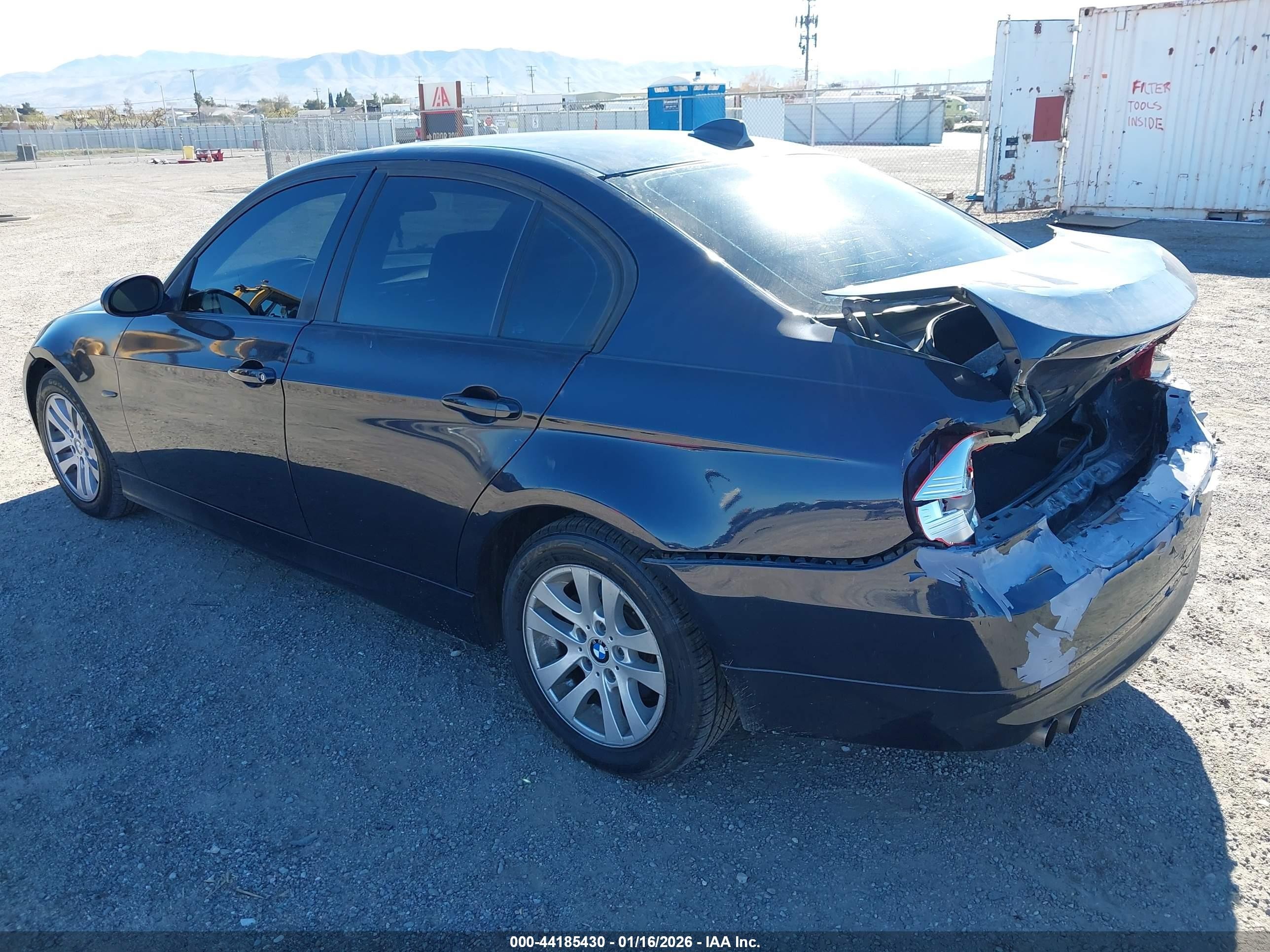 2006 Bmw 325i   Dark Blue vin: WBAVB13506PT07839