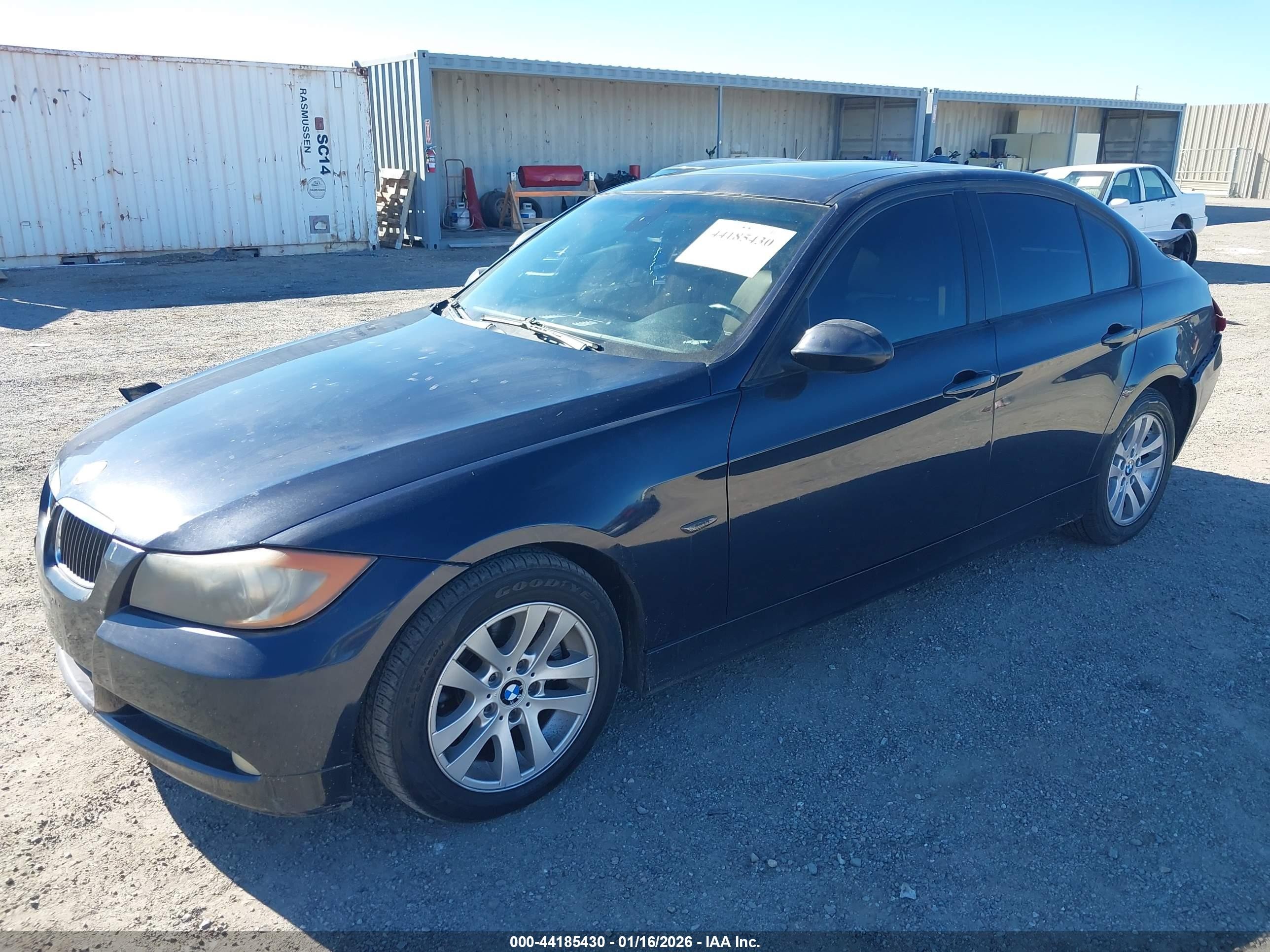 2006 Bmw 325i   Dark Blue vin: WBAVB13506PT07839