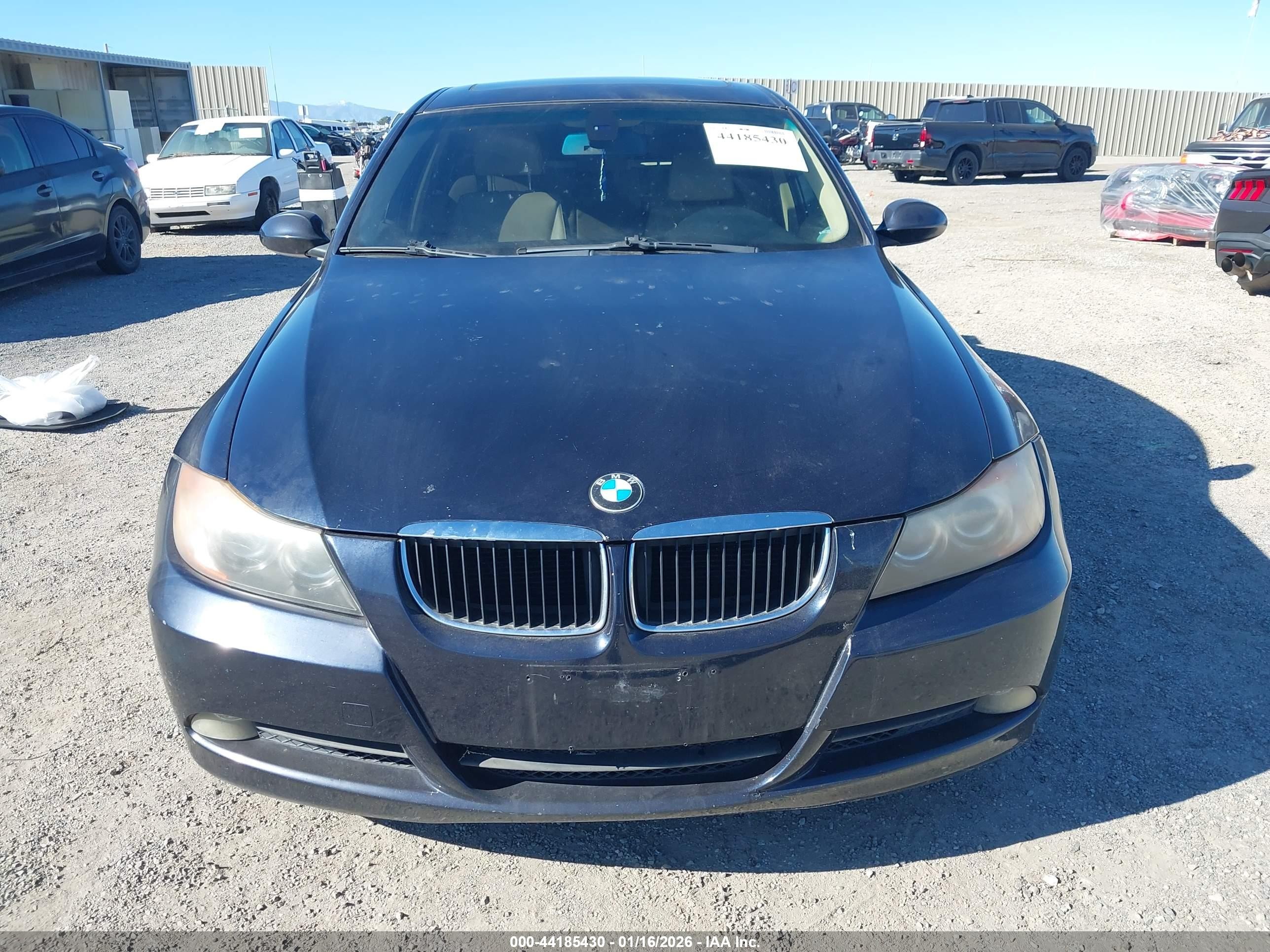 2006 Bmw 325i   Dark Blue vin: WBAVB13506PT07839