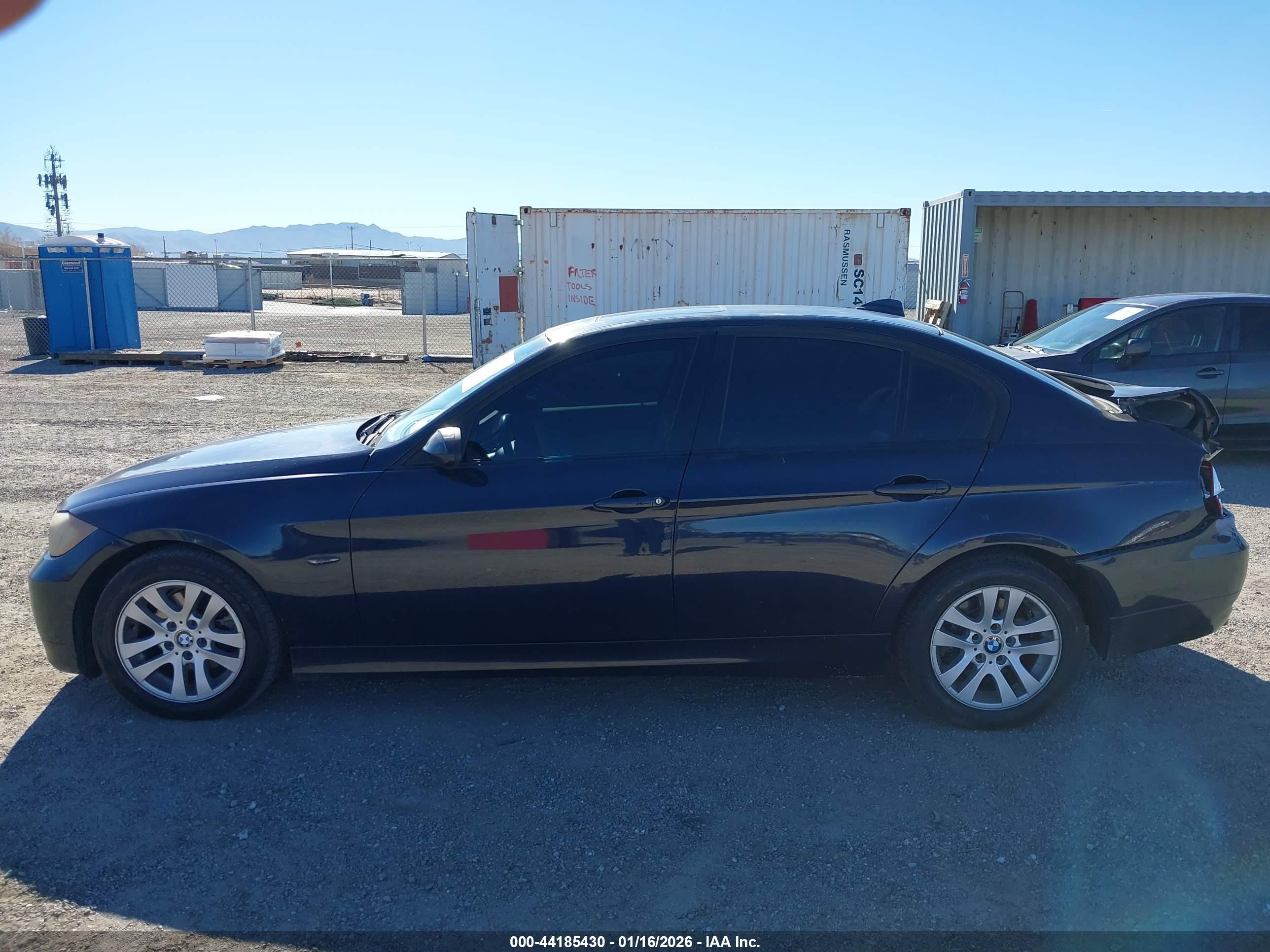 2006 Bmw 325i   Dark Blue vin: WBAVB13506PT07839
