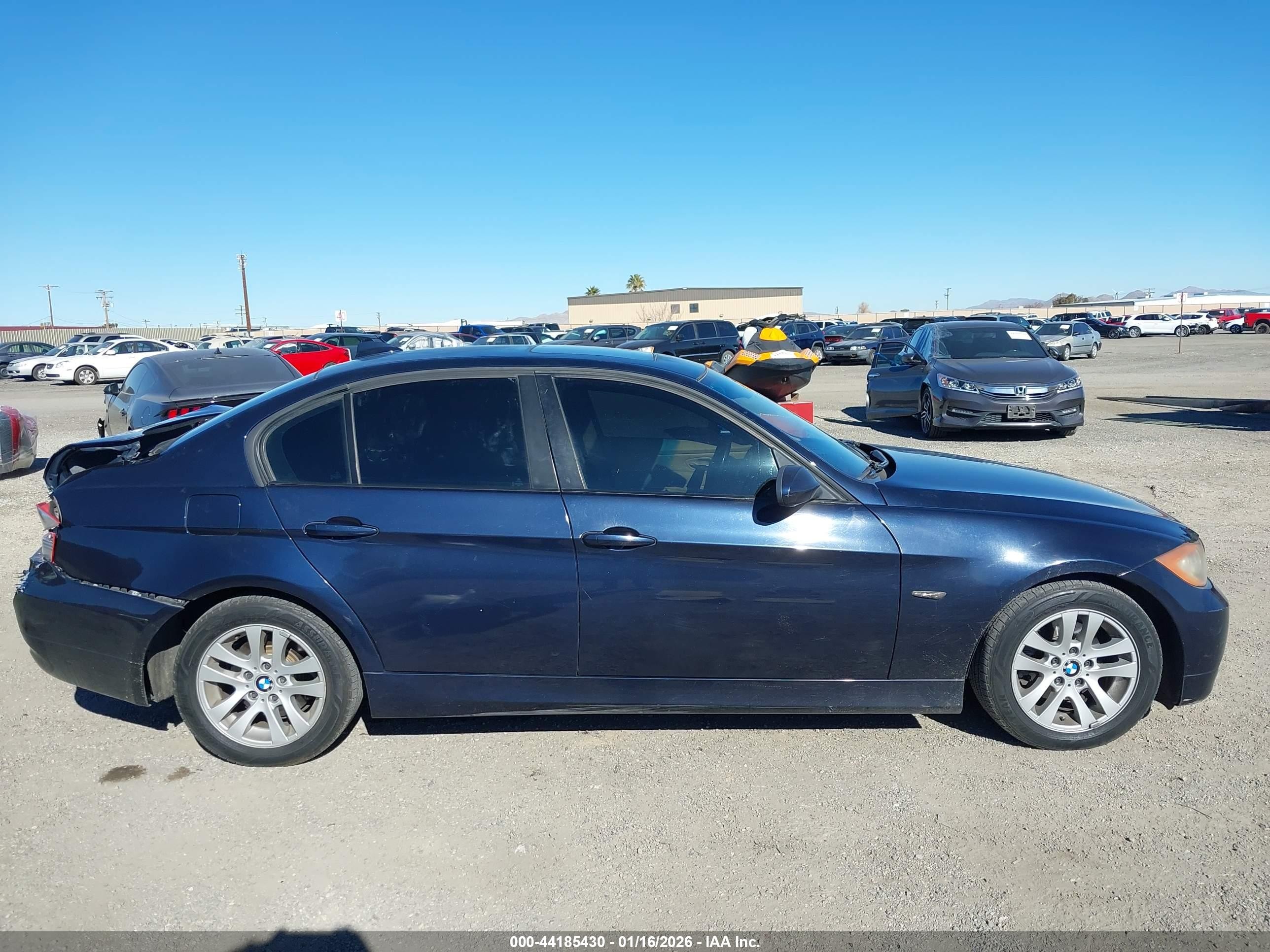 2006 Bmw 325i   Dark Blue vin: WBAVB13506PT07839