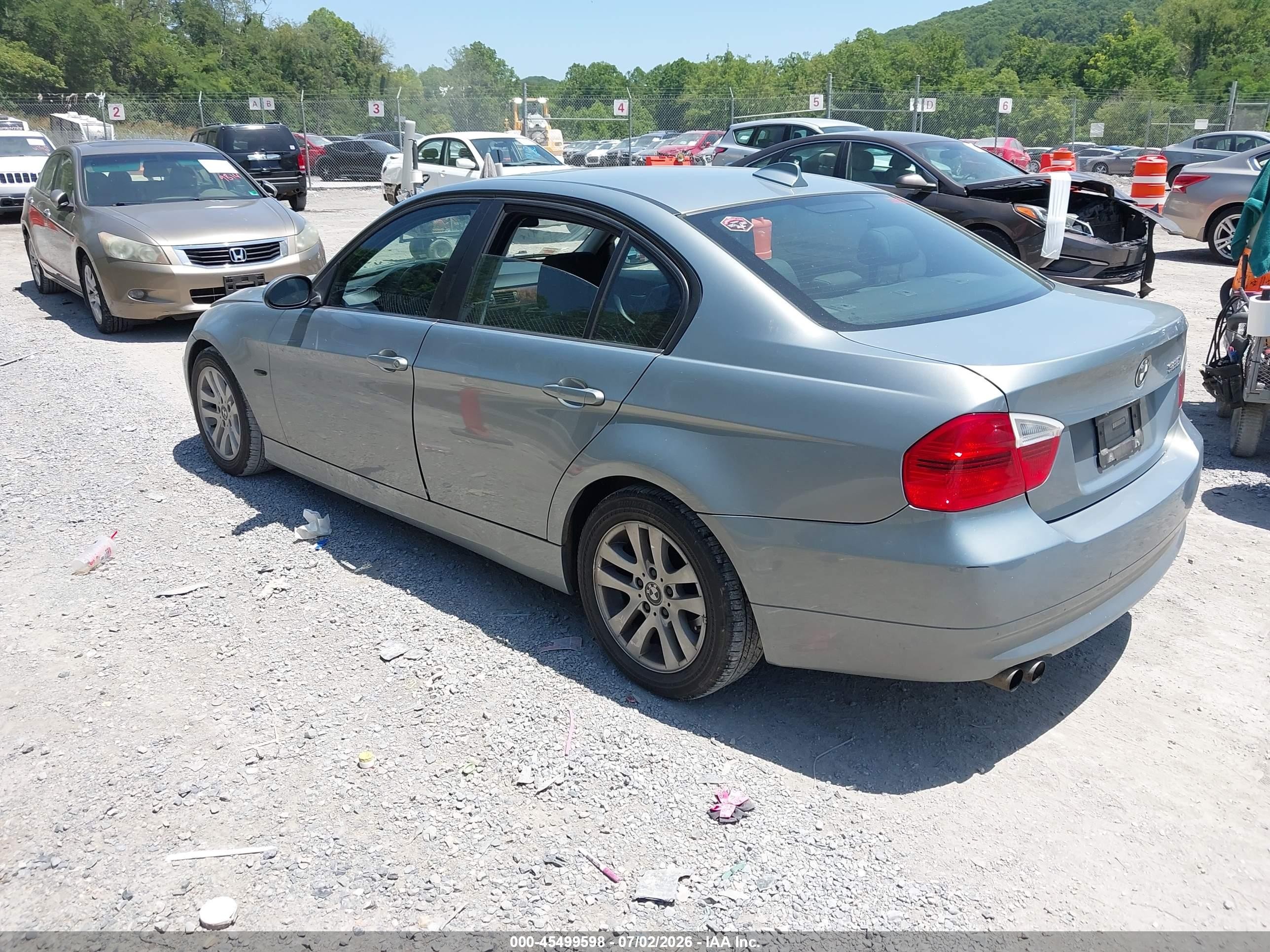 2006 Bmw 325i   Blue vin: WBAVB13516KX46531