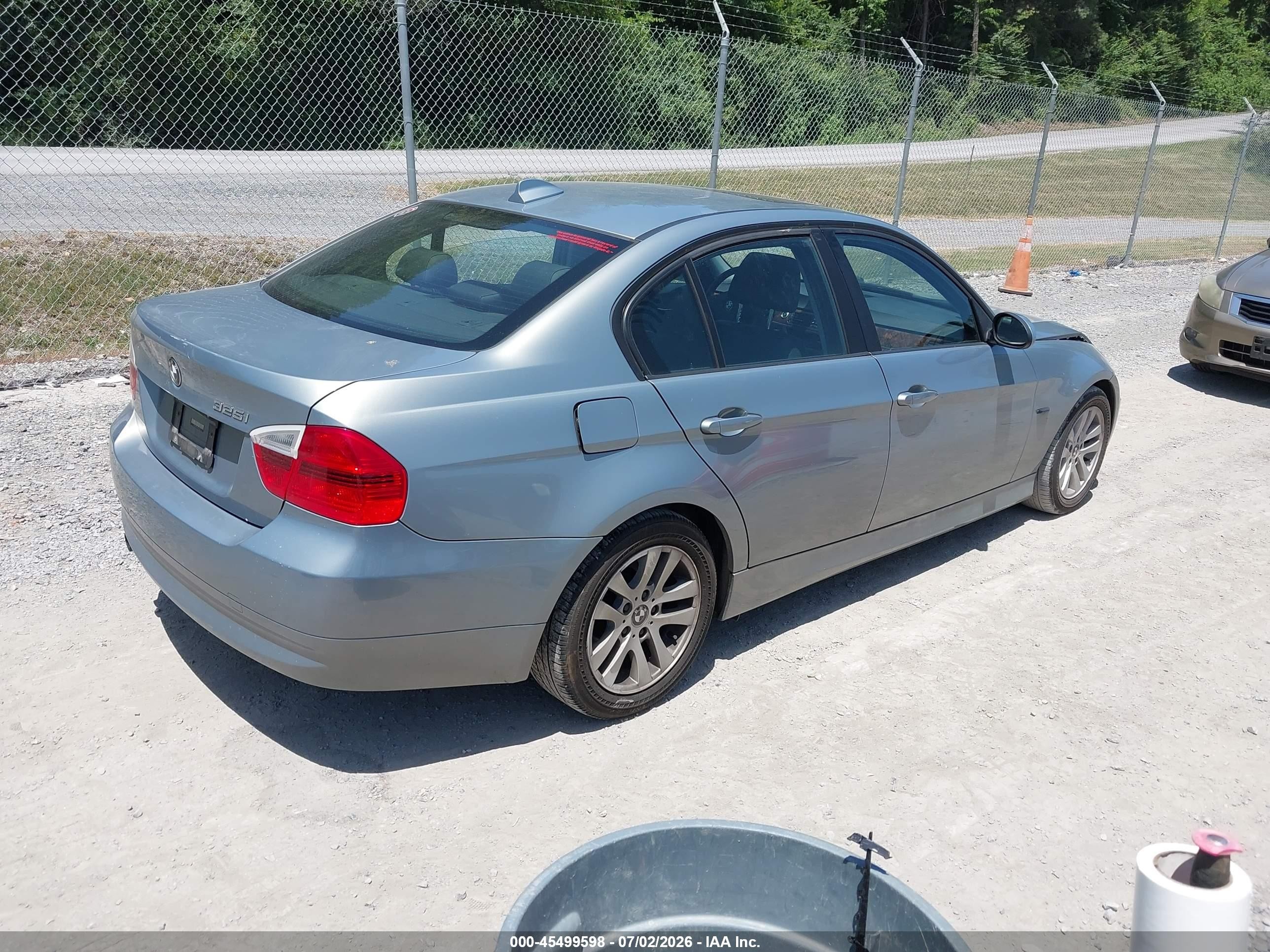 2006 Bmw 325i   Blue vin: WBAVB13516KX46531