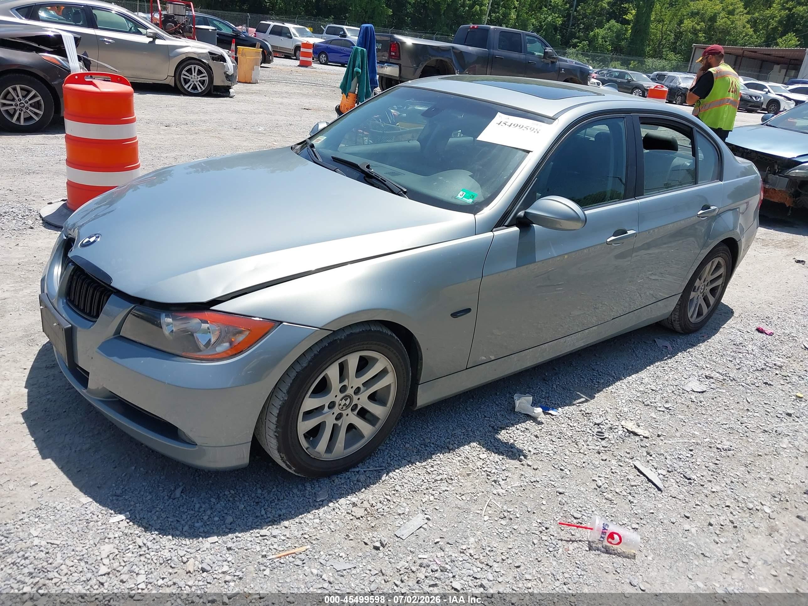 2006 Bmw 325i   Blue vin: WBAVB13516KX46531