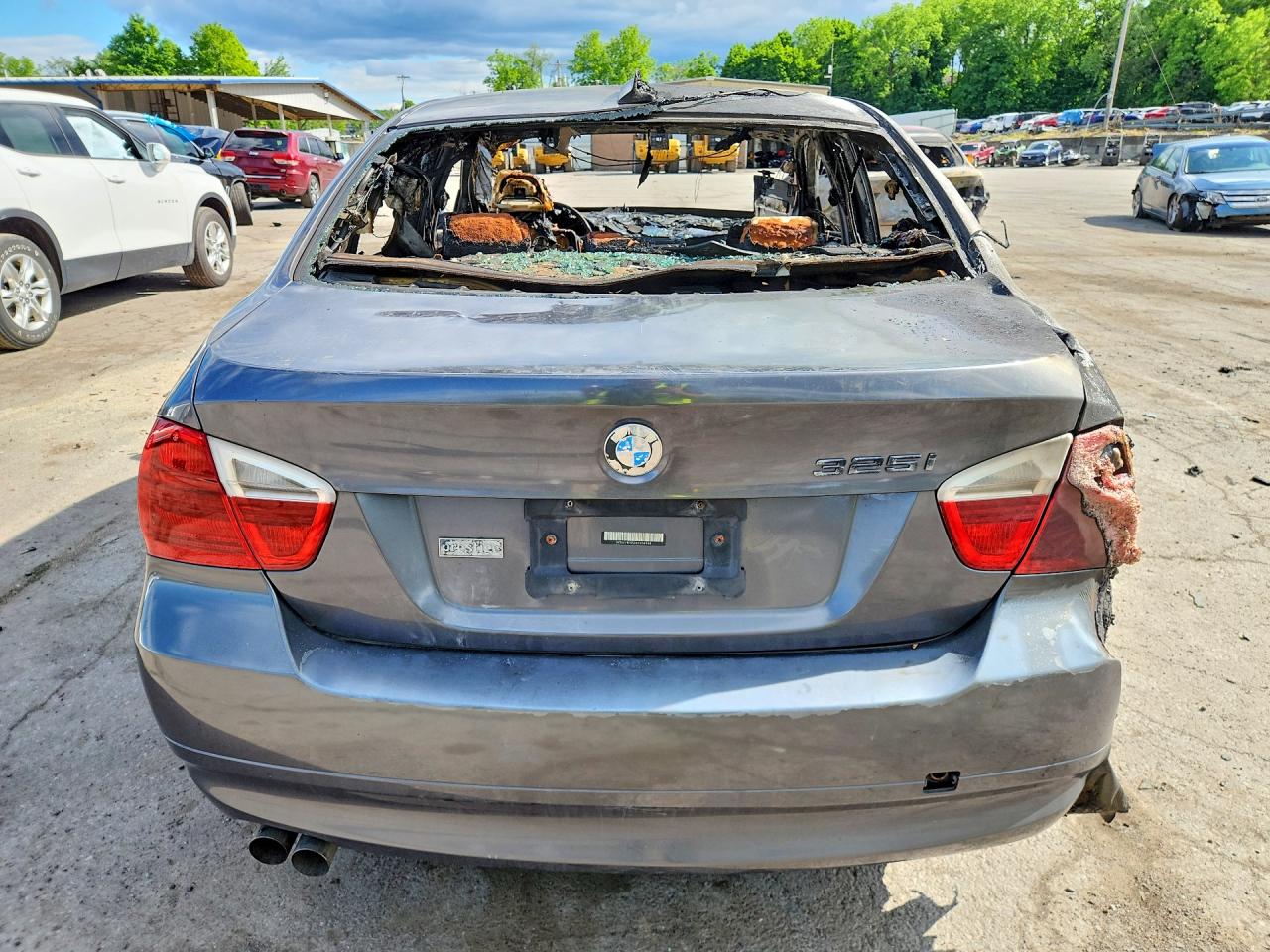 2006 Bmw 325 I Gray vin: WBAVB13526KX34968