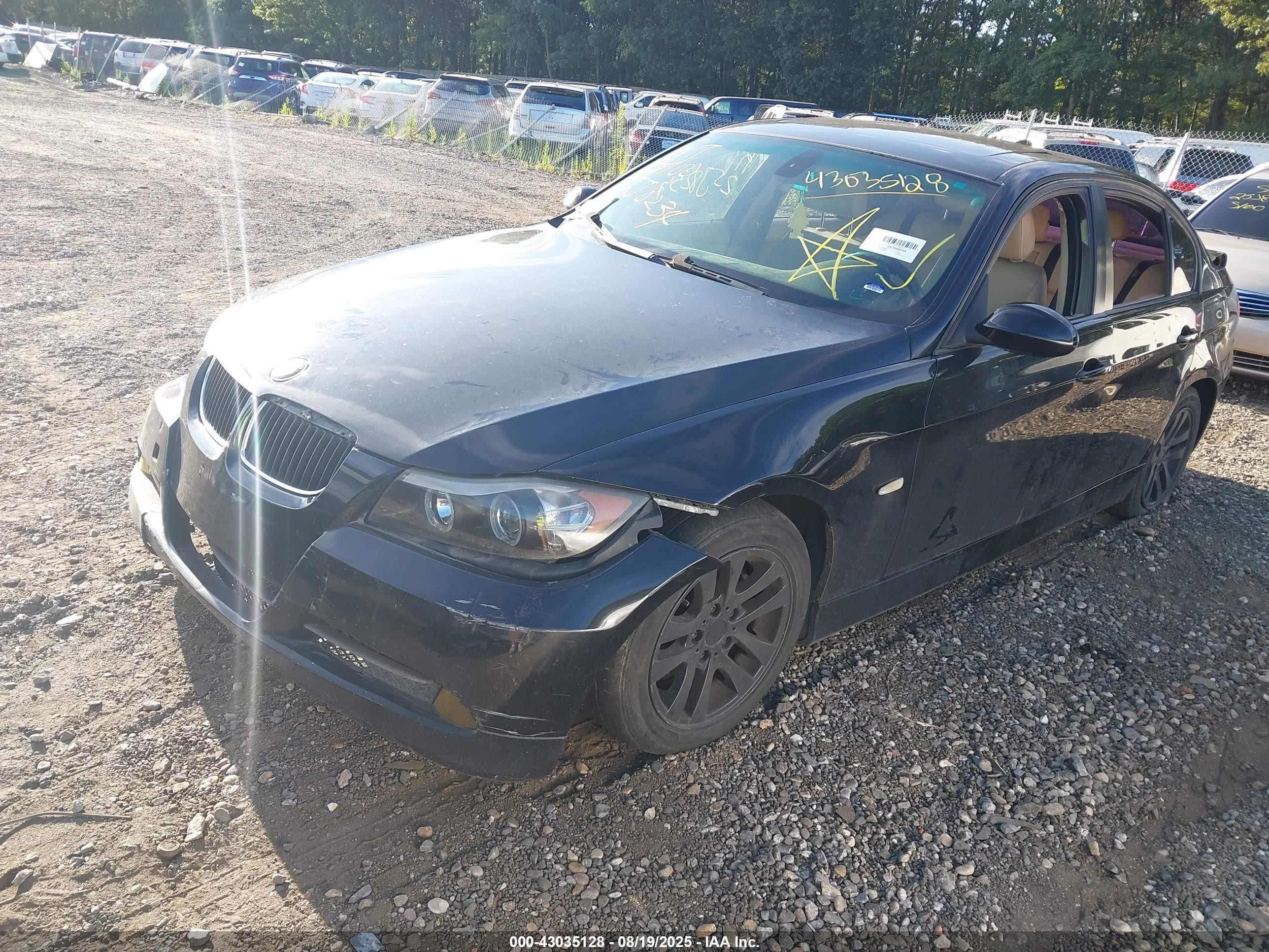 2006 Bmw 325i   Black vin: WBAVB13526KX43119