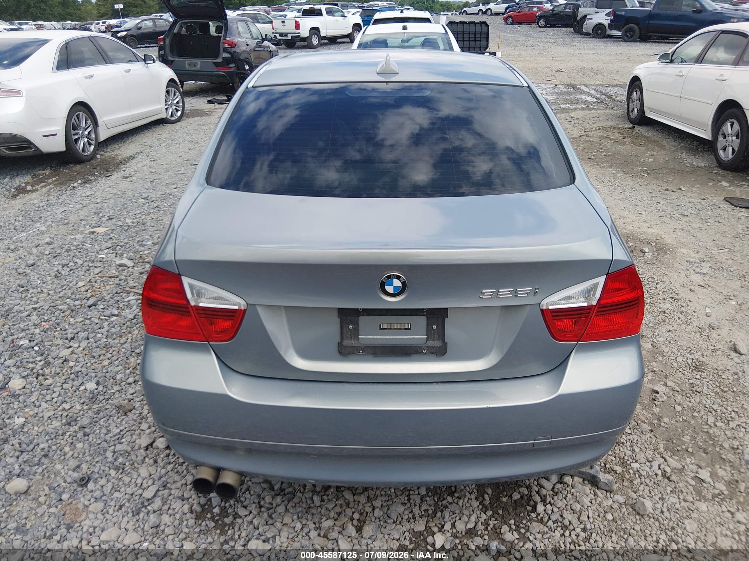 2006 Bmw 325i Light Blue vin: WBAVB13526KX67954