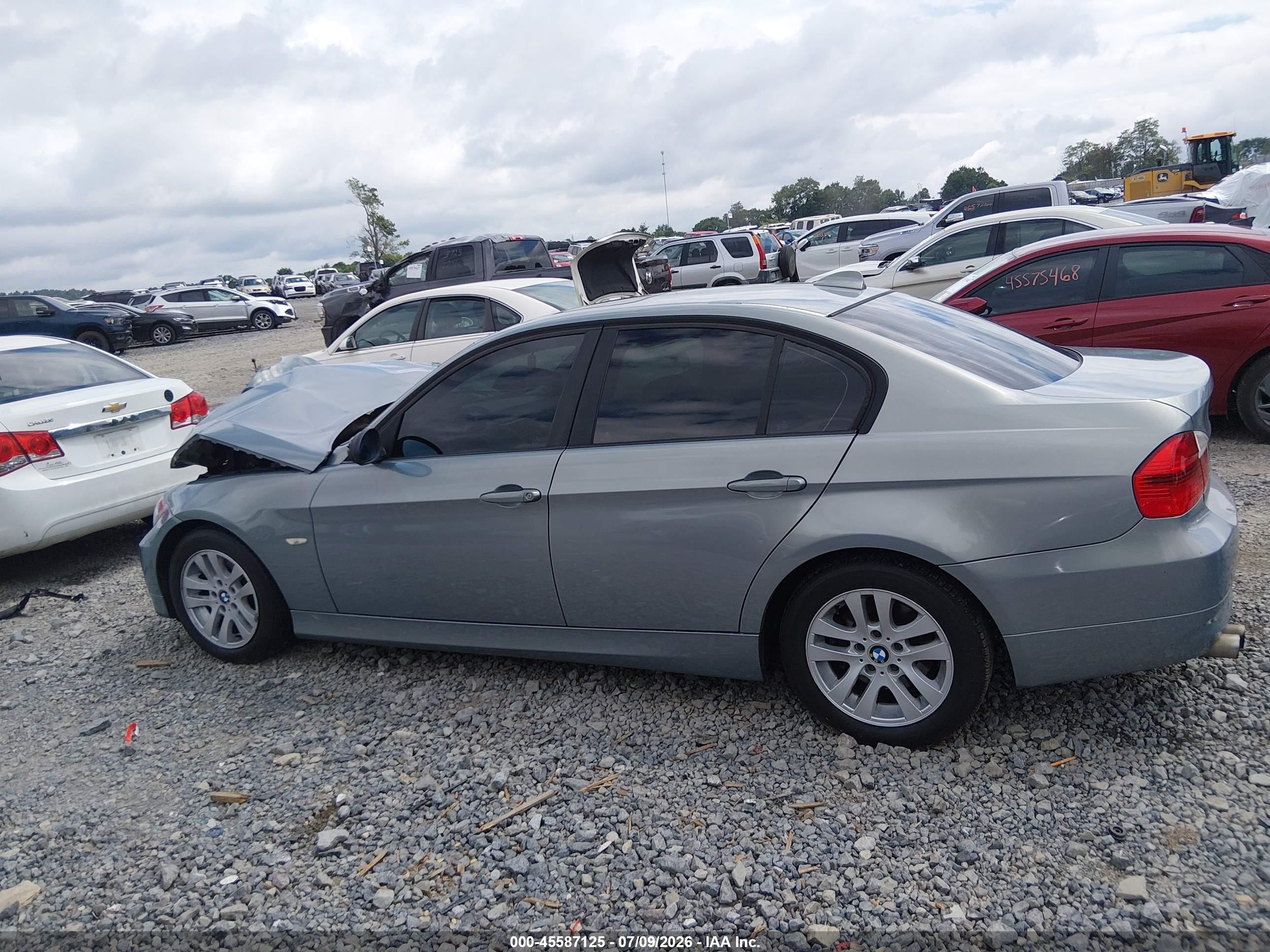 2006 Bmw 325i Light Blue vin: WBAVB13526KX67954