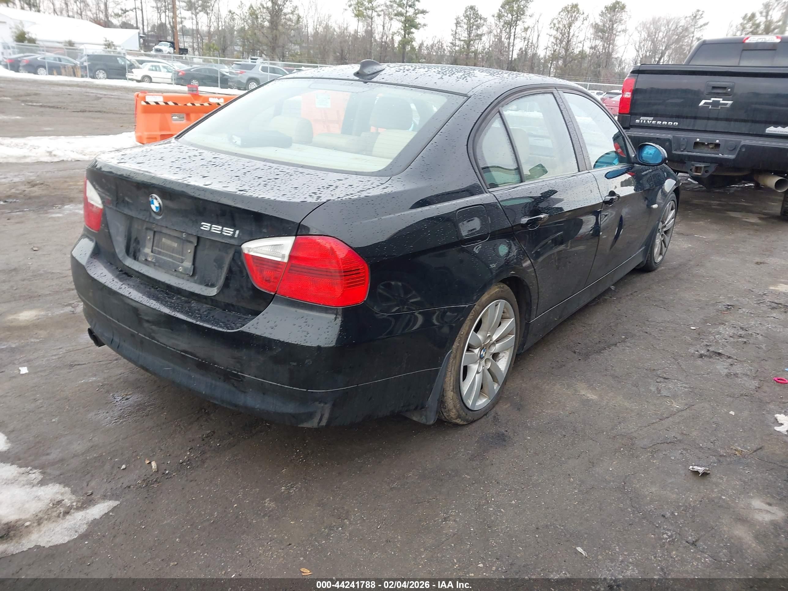 2006 Bmw 325i   Black vin: WBAVB13526PS66002