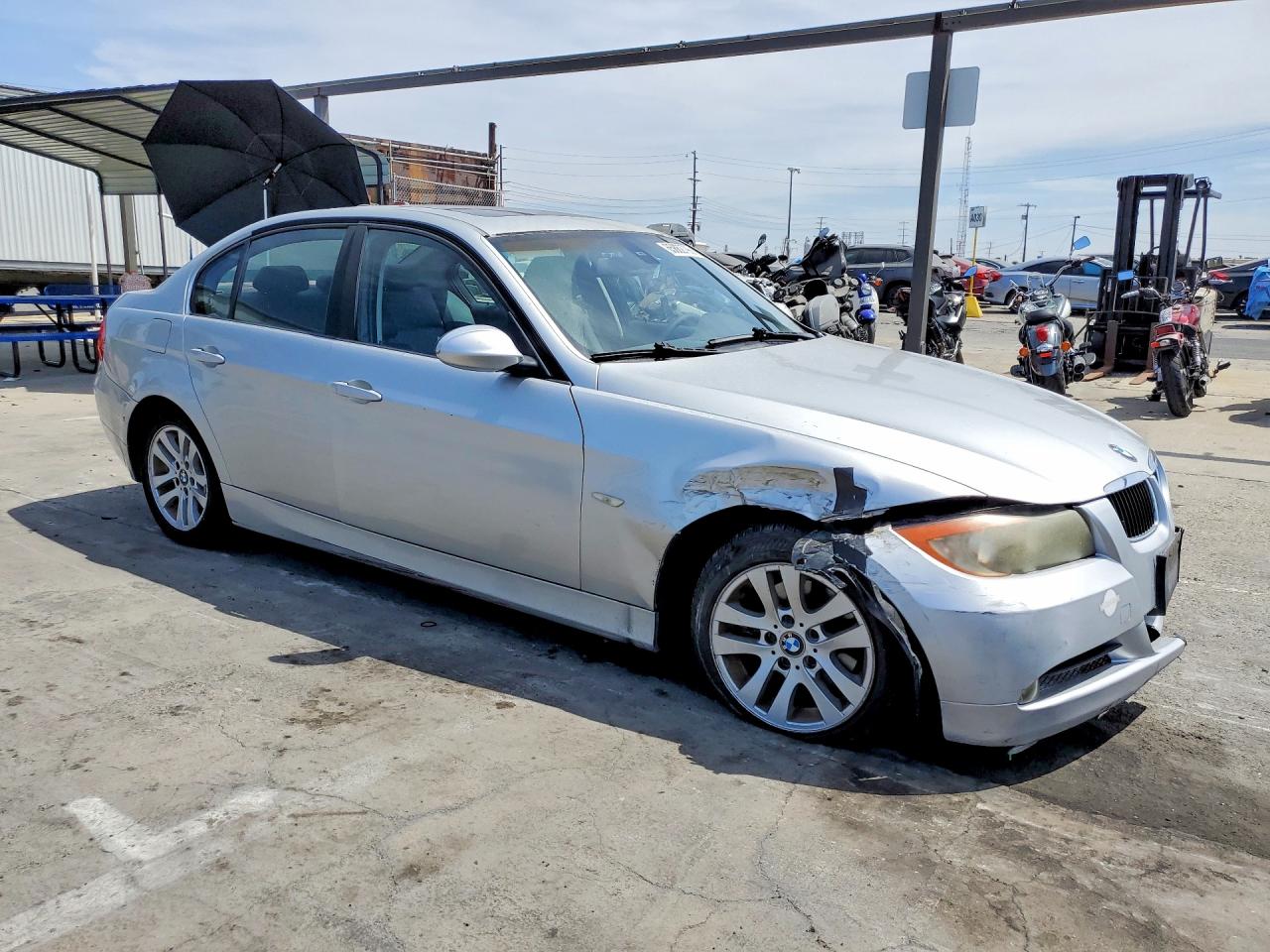 2006 Bmw 325 I Silver vin: WBAVB13526PT17188