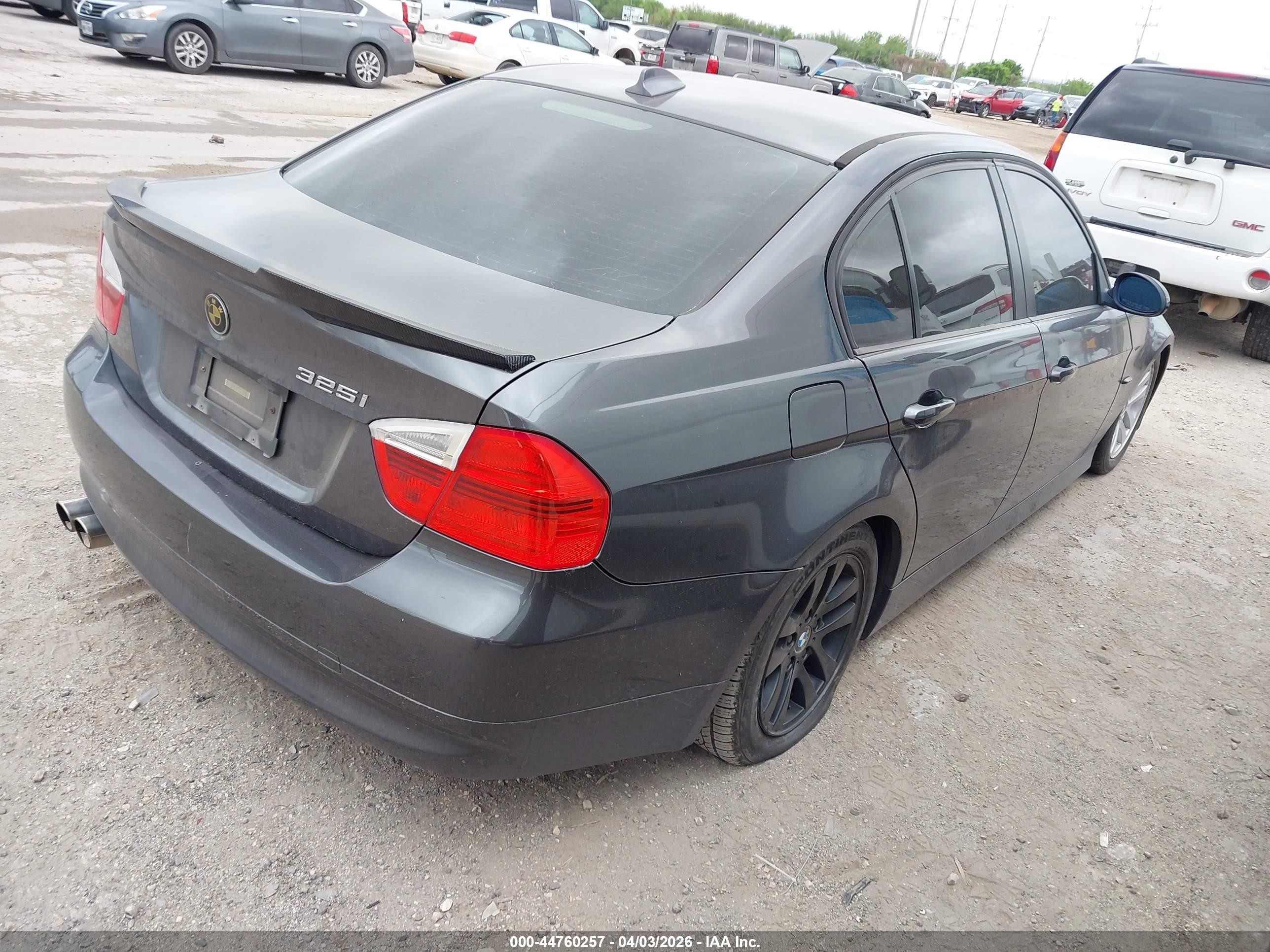 2006 Bmw 325i   Gray vin: WBAVB13536KR56676