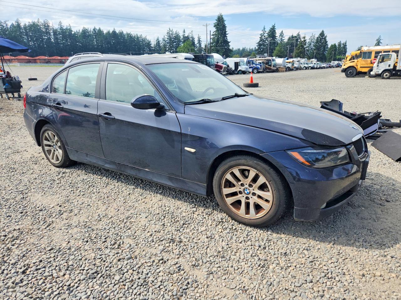 2006 Bmw 325 I Blue vin: WBAVB13536KR59769