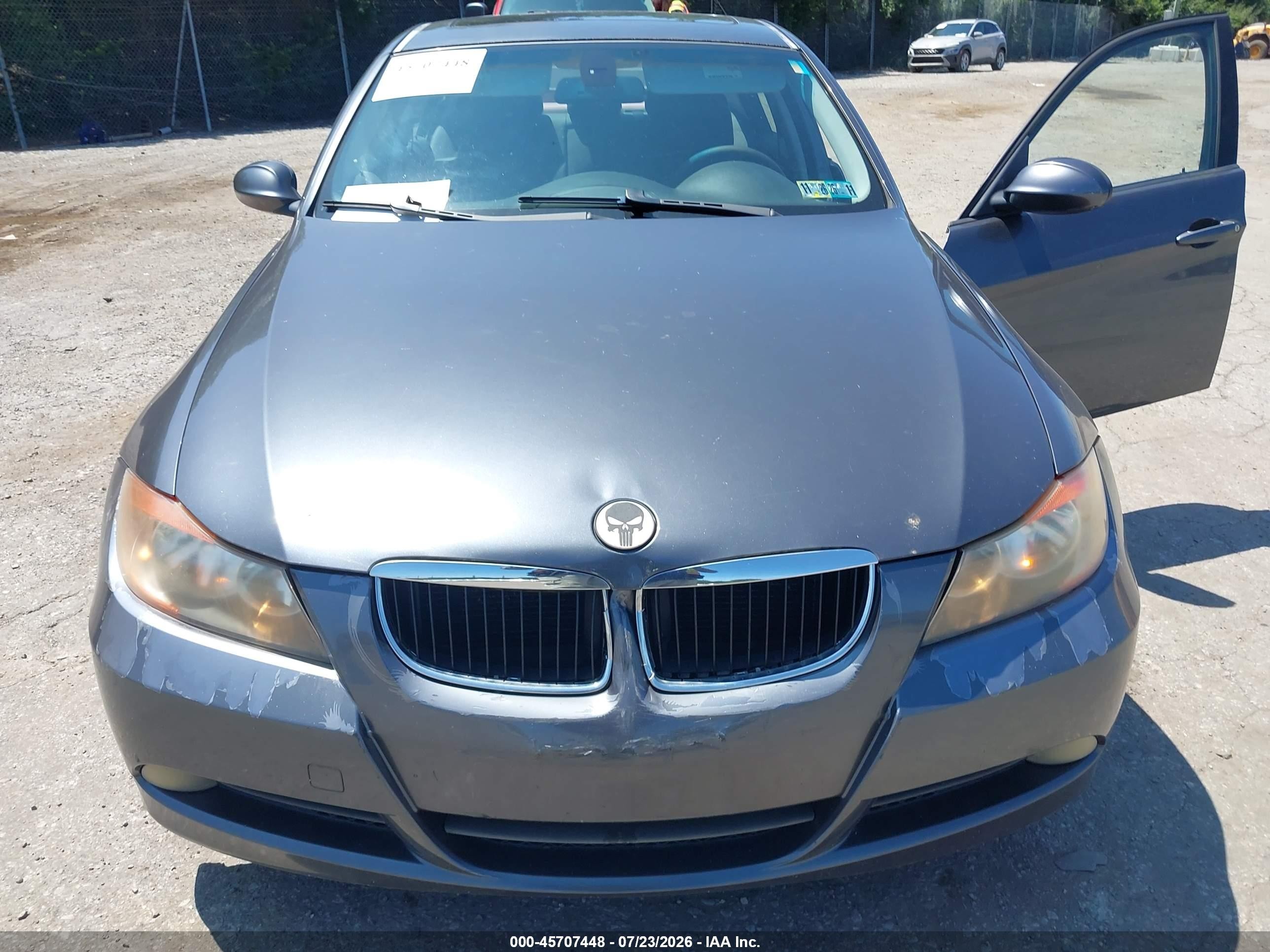 2006 Bmw 325i   Серый vin: WBAVB13536PS64288