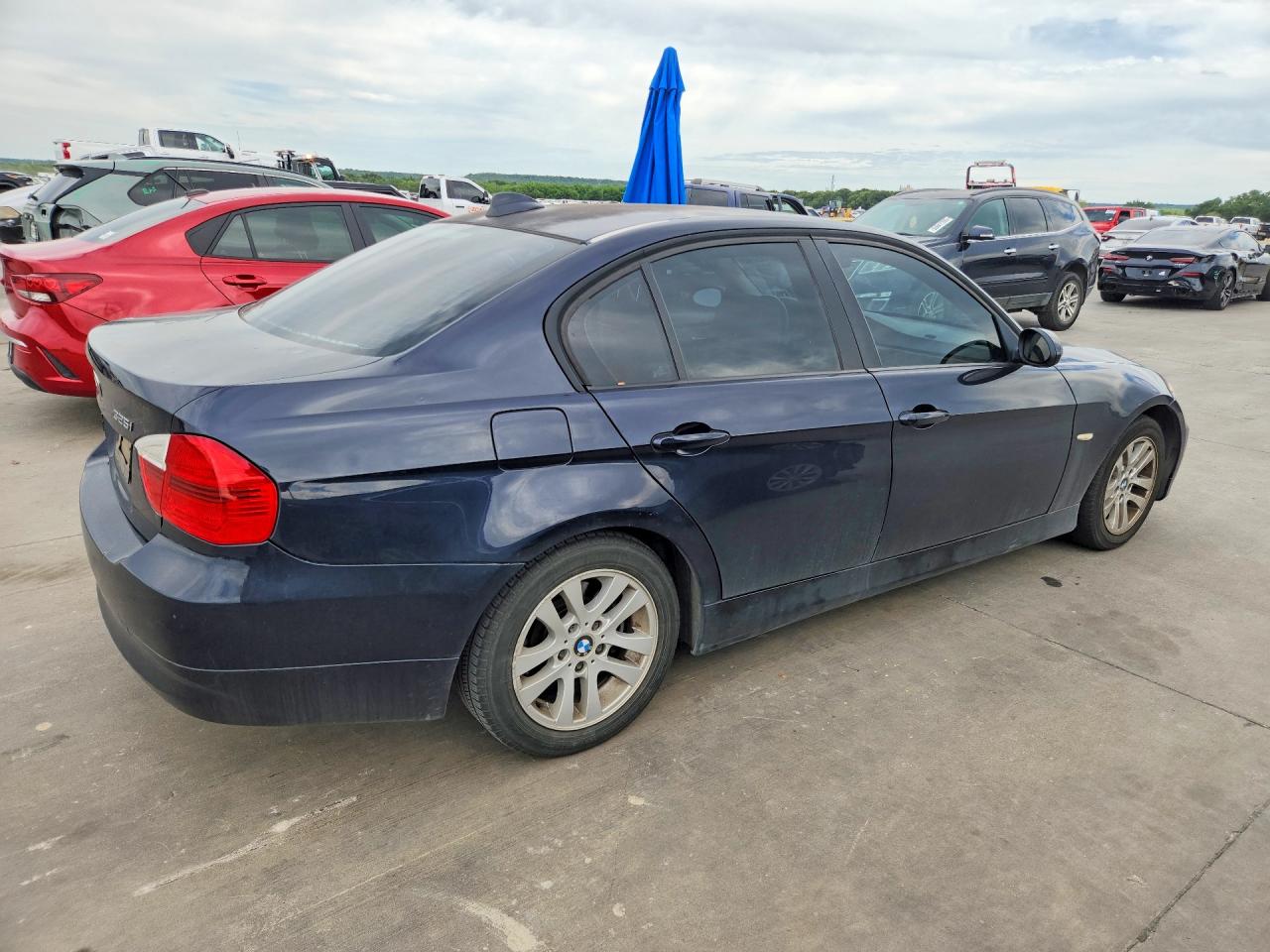 2006 Bmw 325 I Blue vin: WBAVB13536PT10735