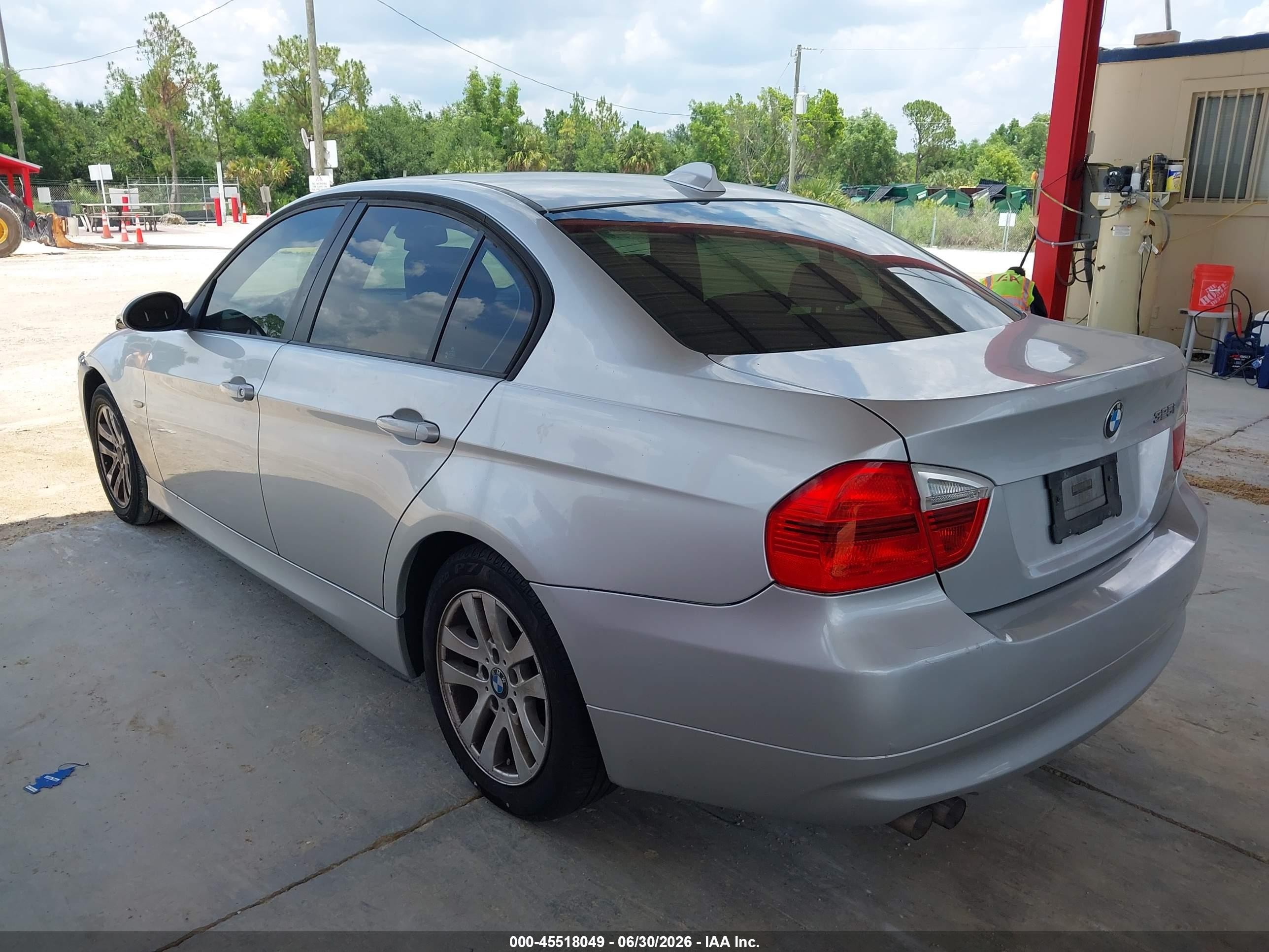 2006 Bmw 325i   Silver vin: WBAVB13536PT20813
