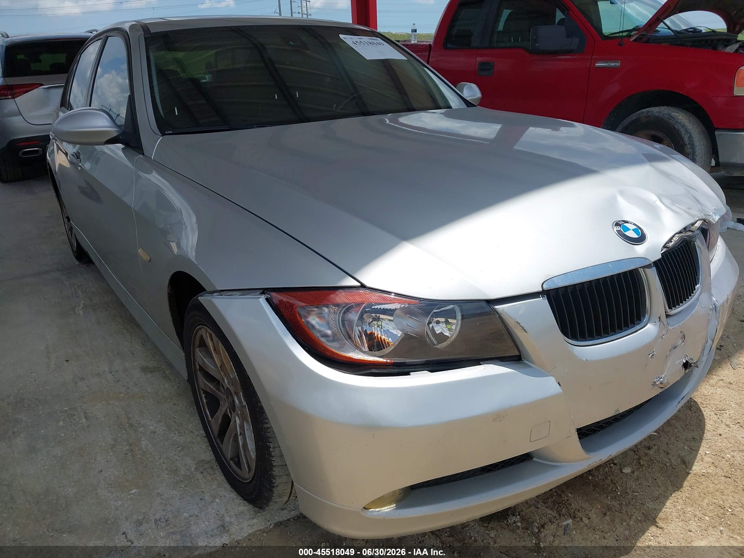 2006 Bmw 325i   Silver vin: WBAVB13536PT20813