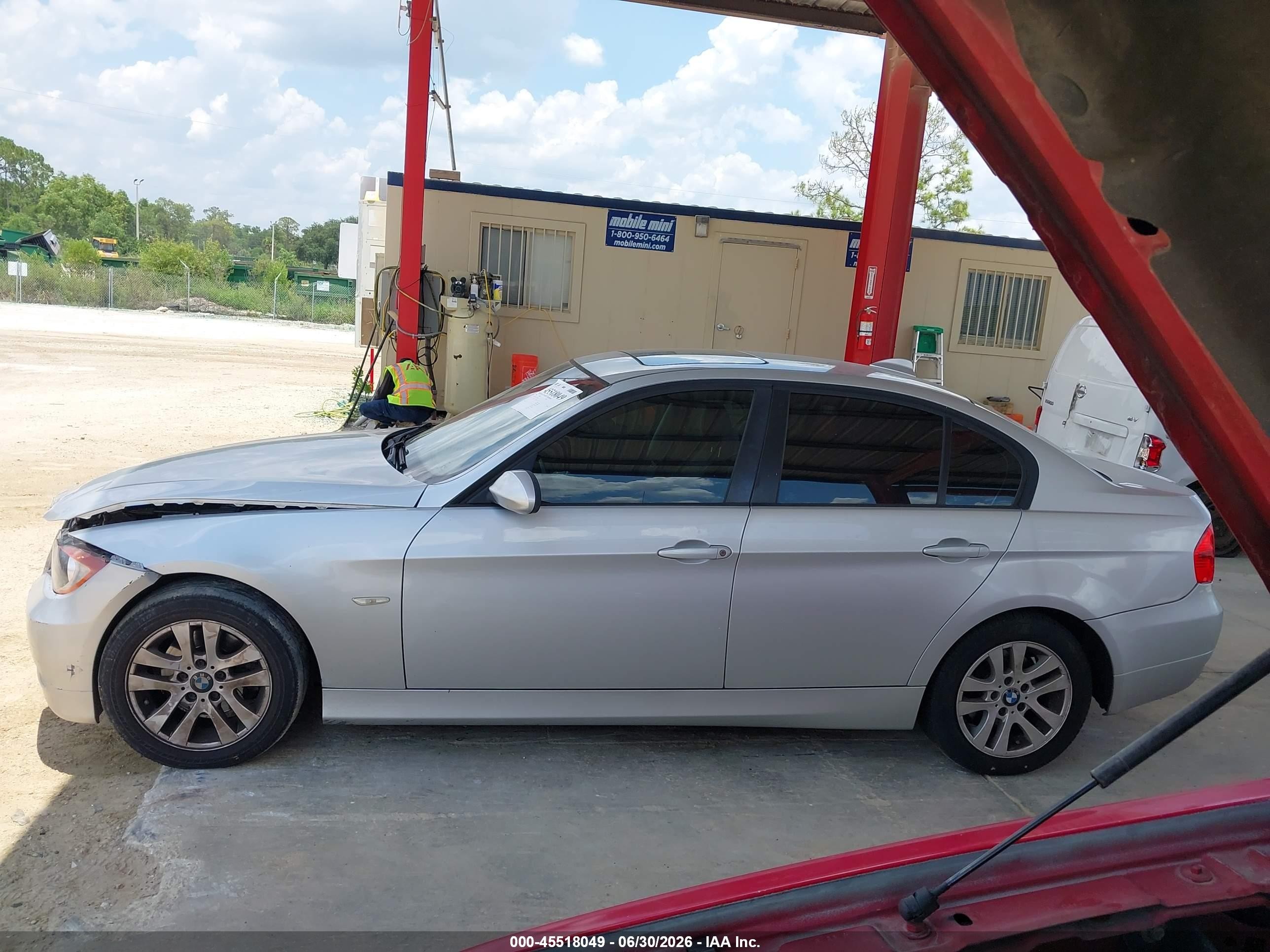 2006 Bmw 325i   Silver vin: WBAVB13536PT20813