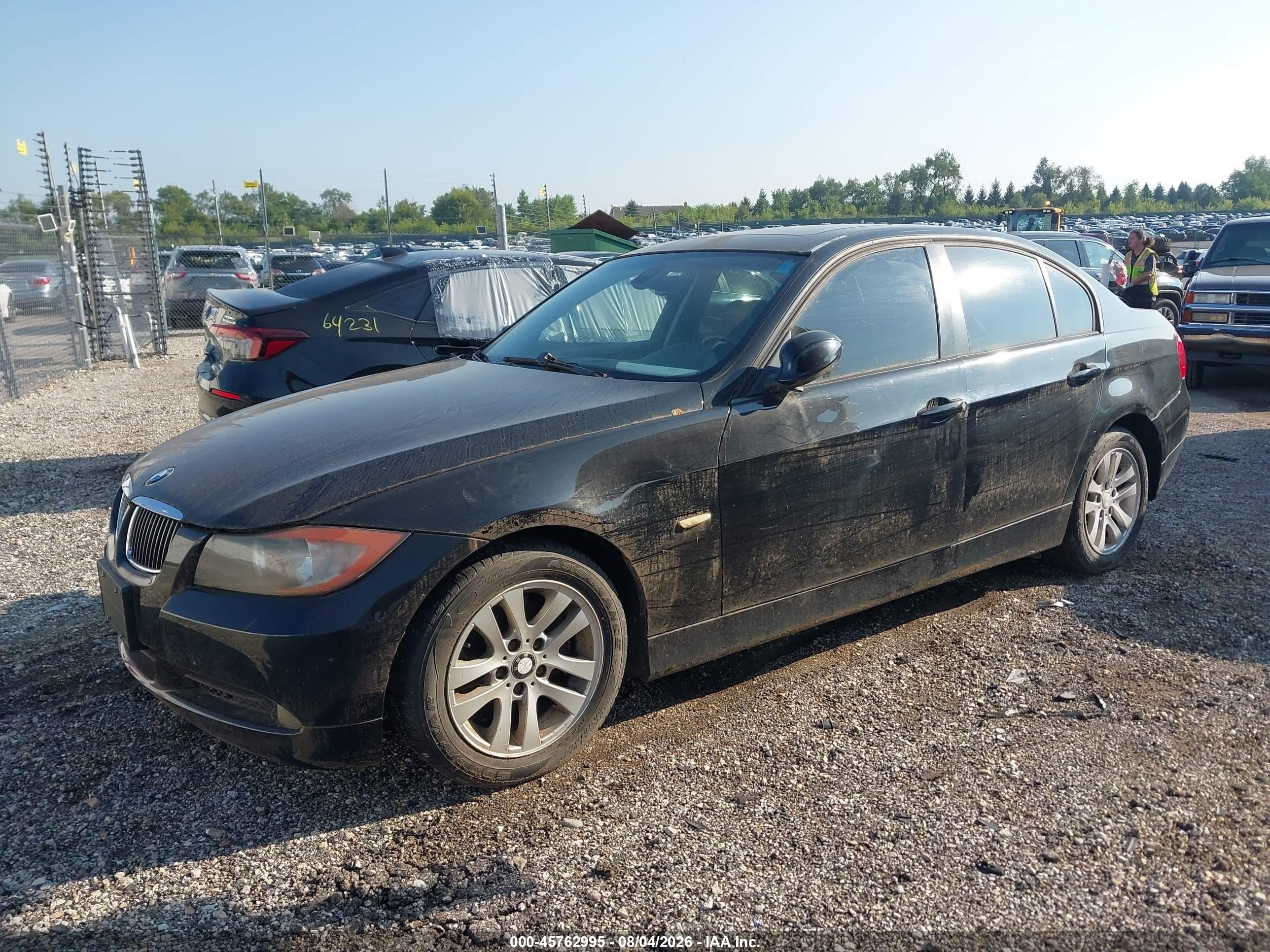 2006 Bmw 325i   Black vin: WBAVB13536PT21122