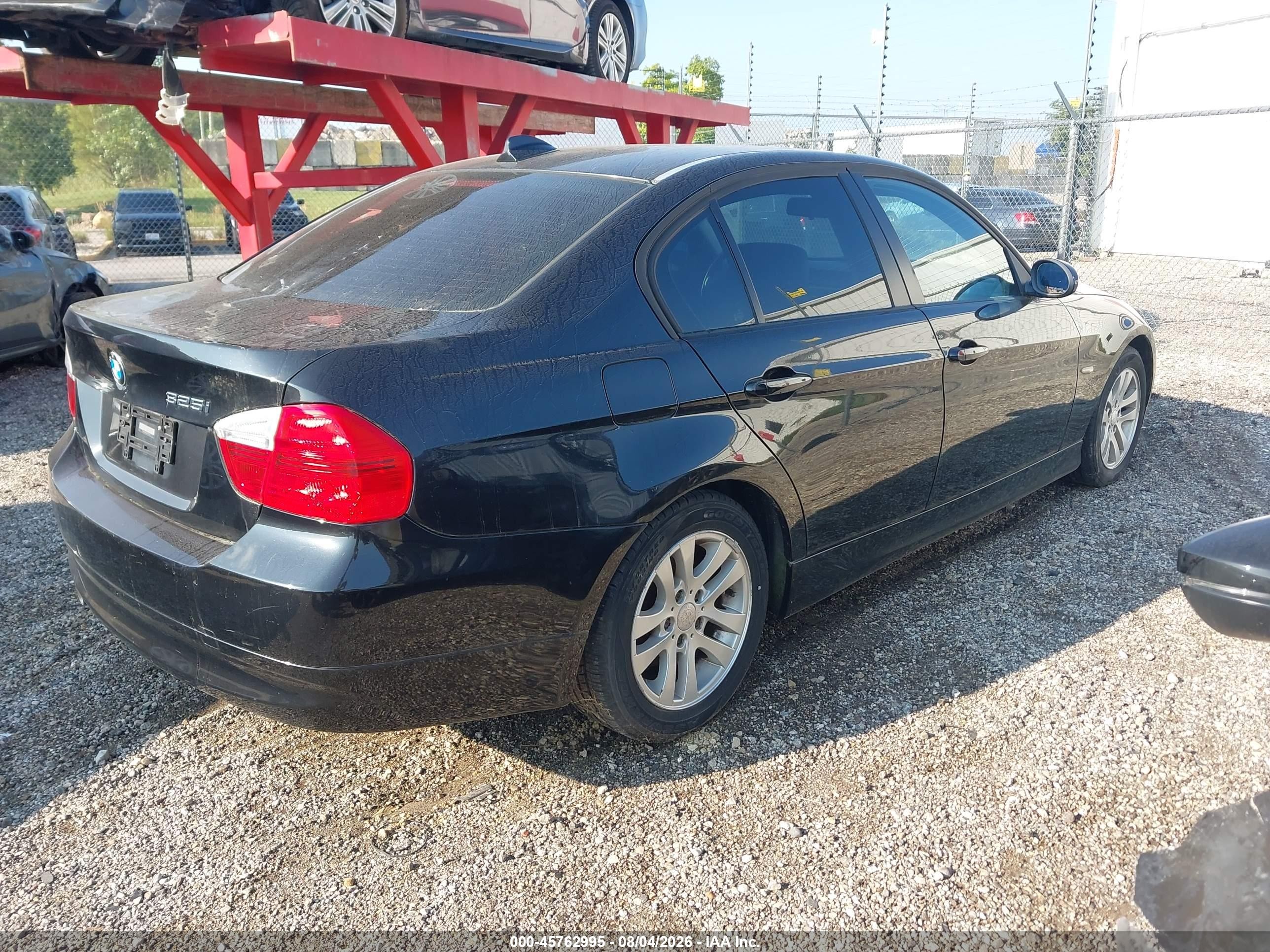 2006 Bmw 325i   Black vin: WBAVB13536PT21122