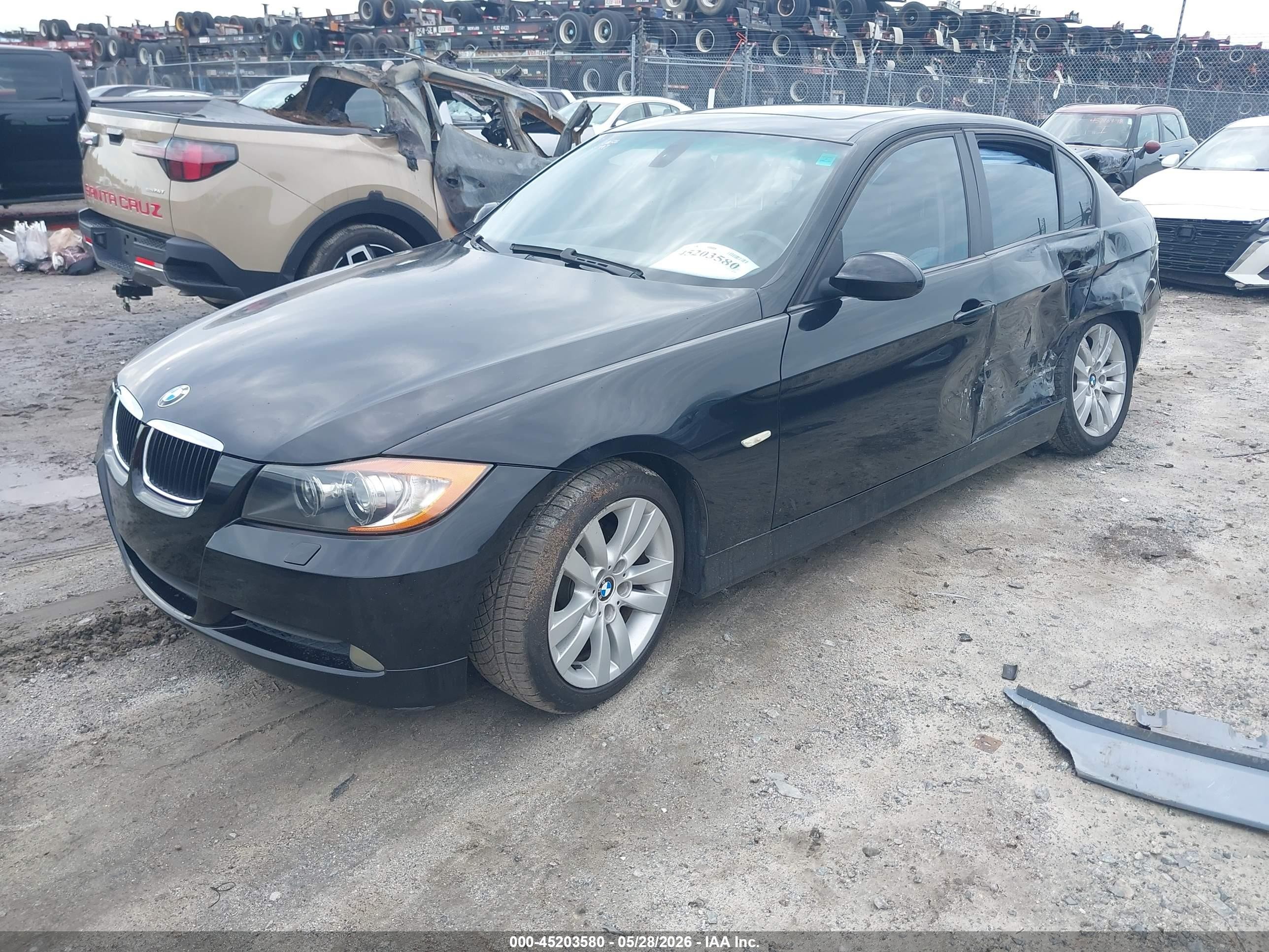 2006 Bmw 325i   Black vin: WBAVB13546PS65899
