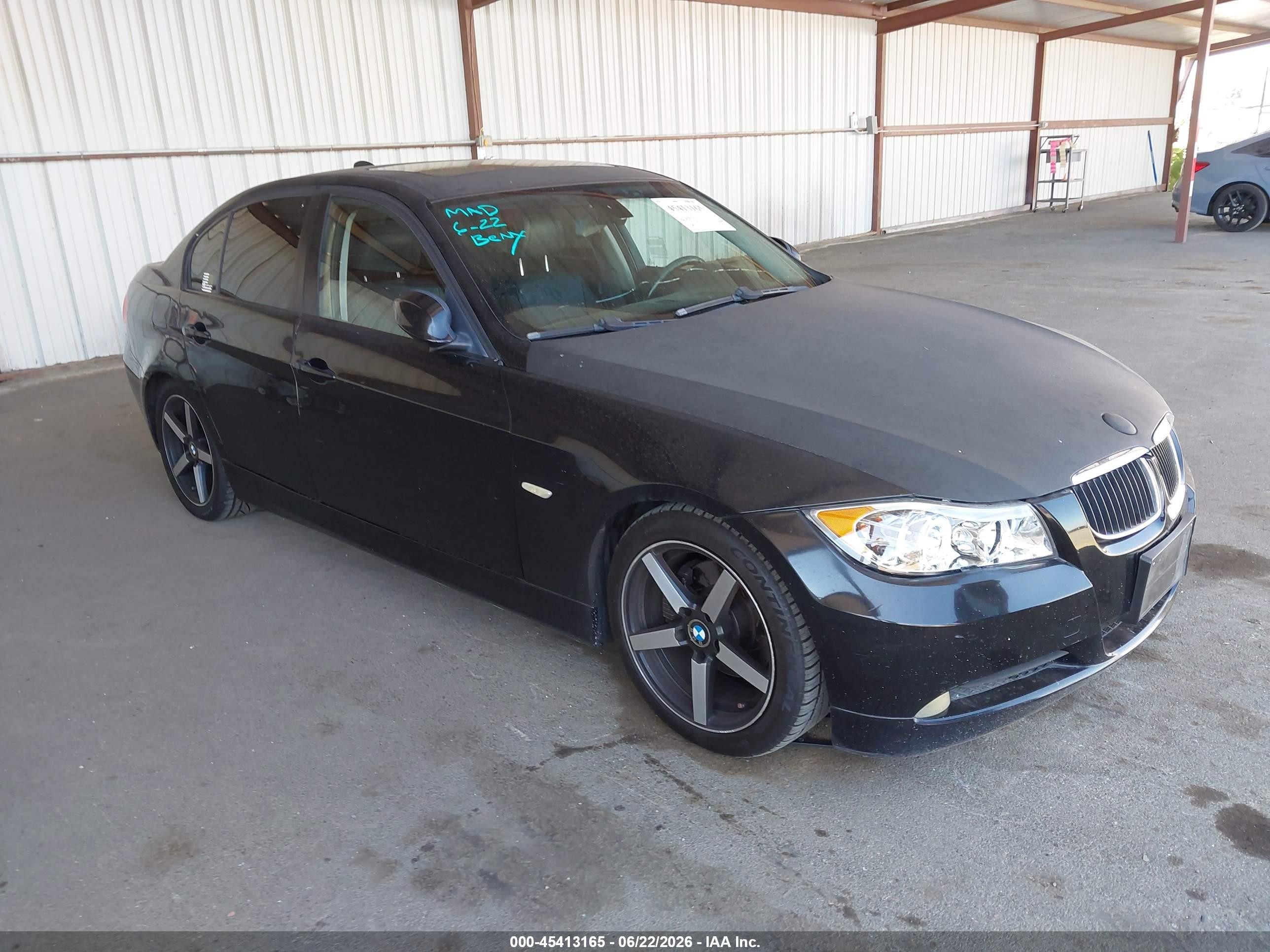 2006 Bmw 325i   Black vin: WBAVB13546PT26667