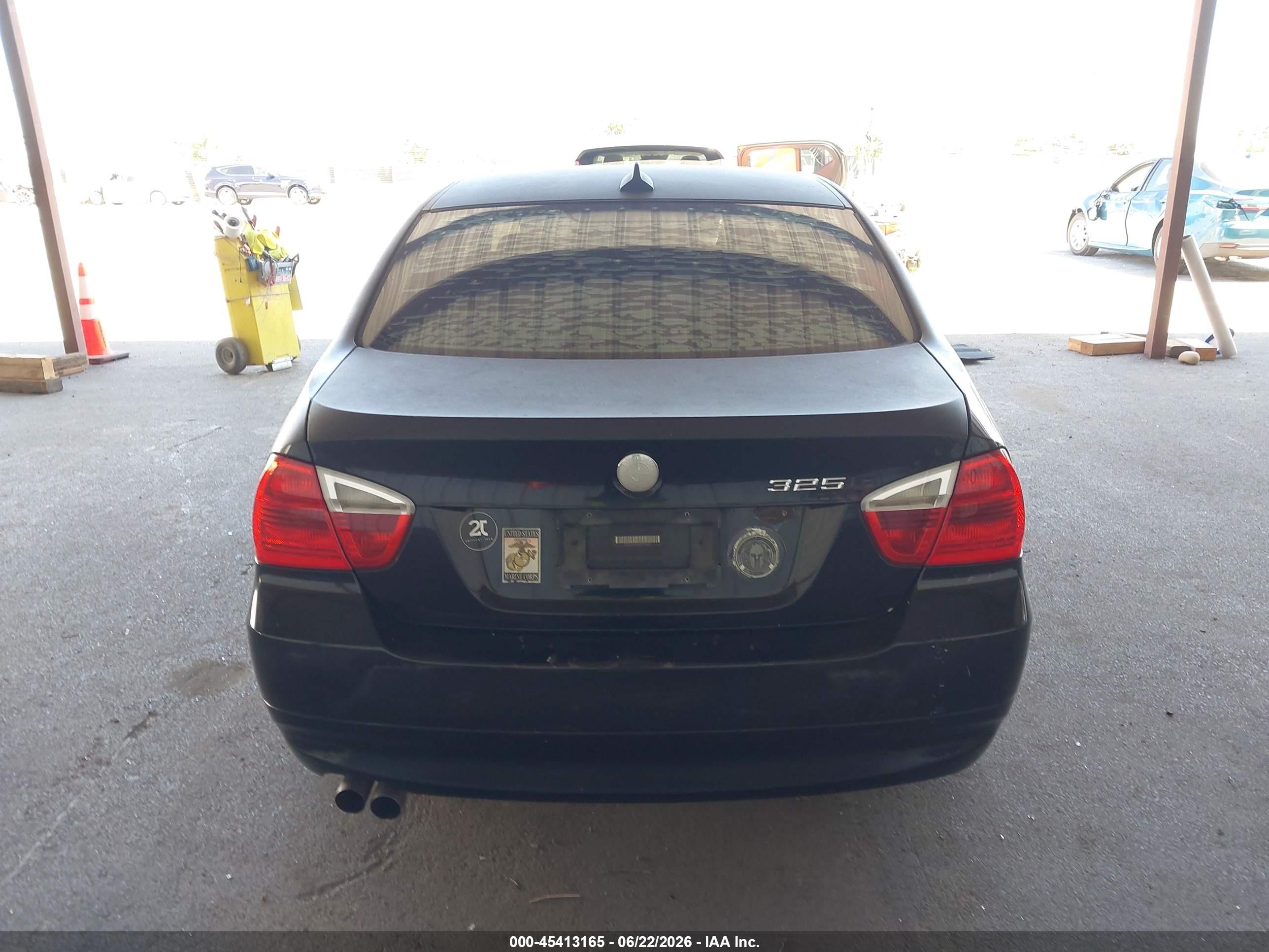 2006 Bmw 325i   Black vin: WBAVB13546PT26667