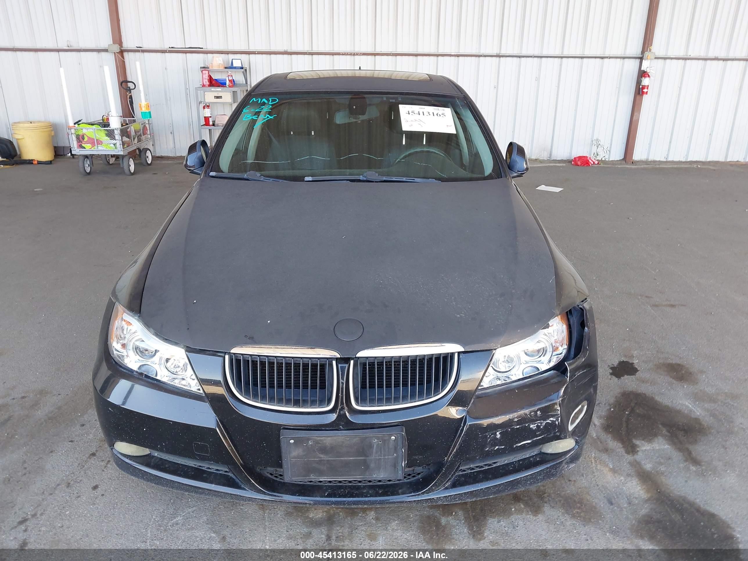2006 Bmw 325i   Black vin: WBAVB13546PT26667