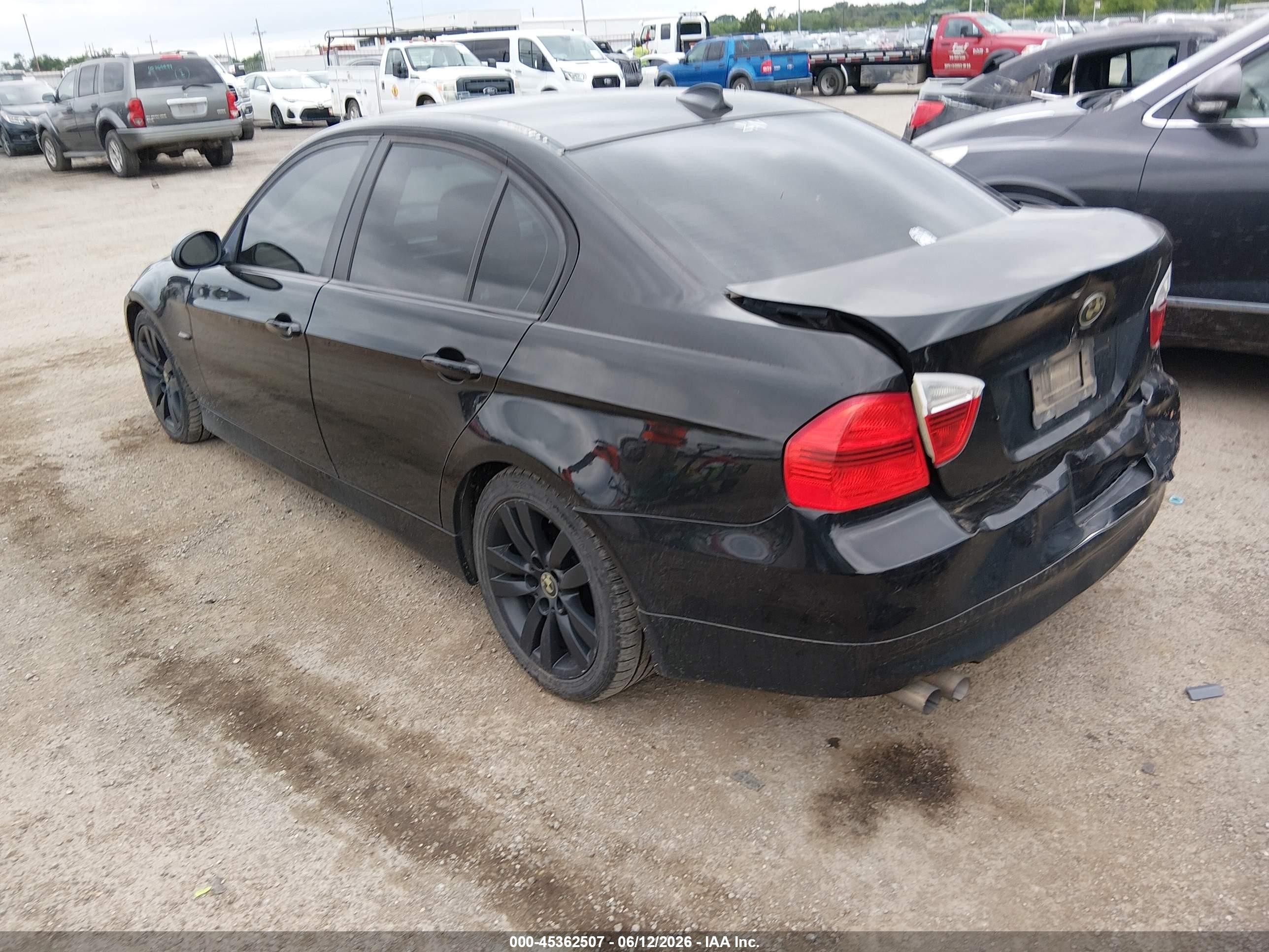 2006 Bmw 325i   Black vin: WBAVB13556KR59594
