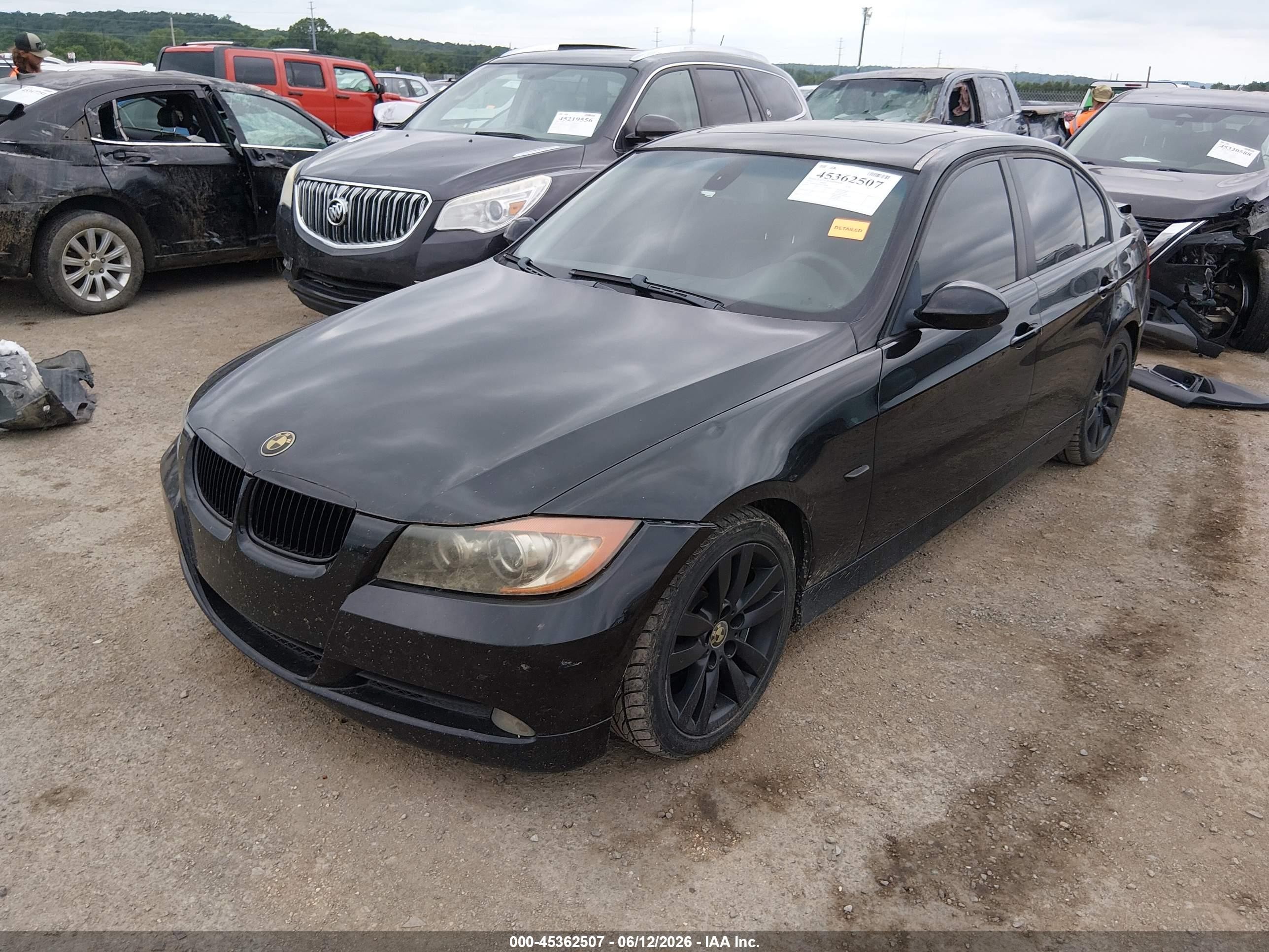 2006 Bmw 325i   Black vin: WBAVB13556KR59594