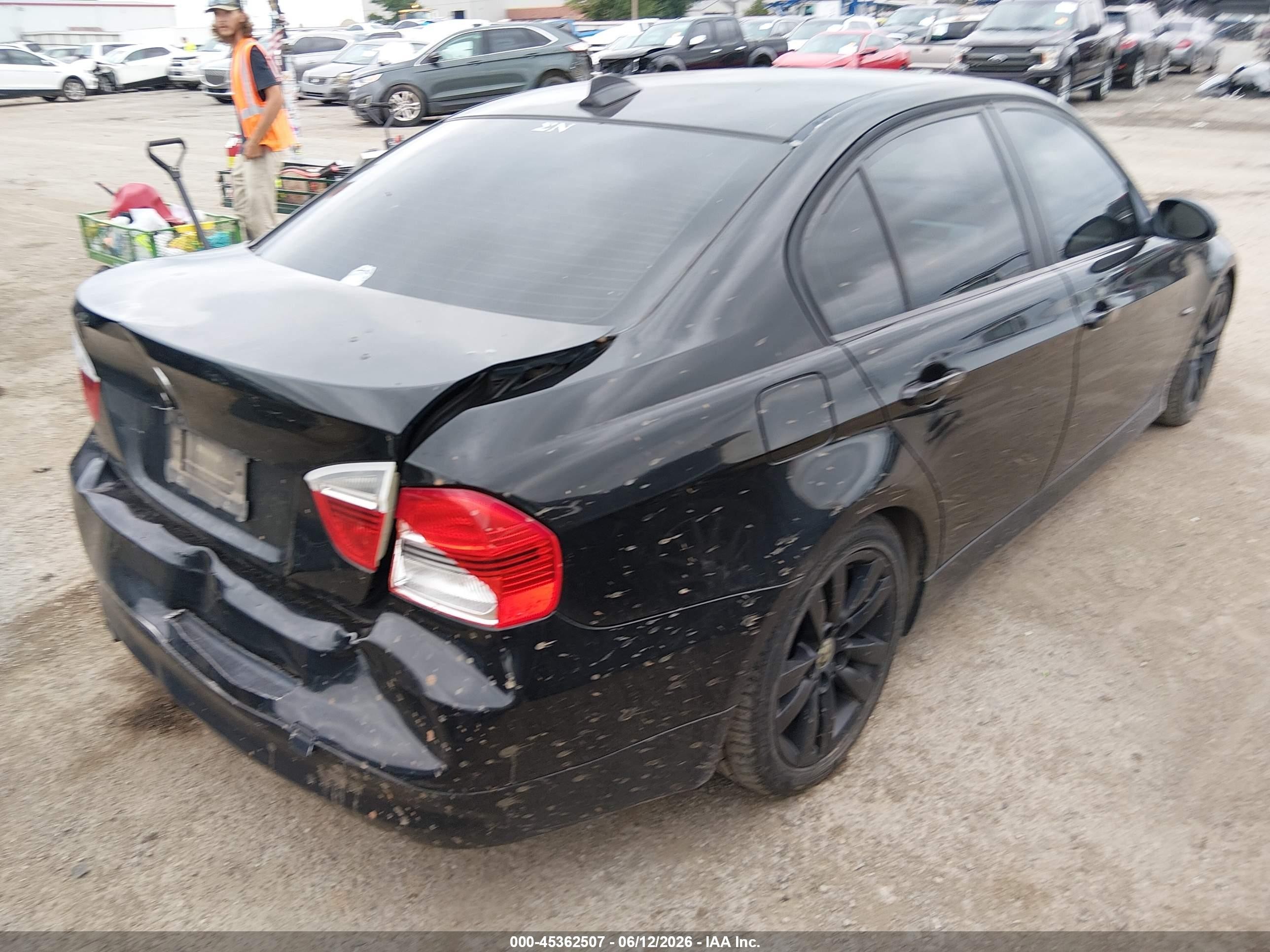 2006 Bmw 325i   Black vin: WBAVB13556KR59594