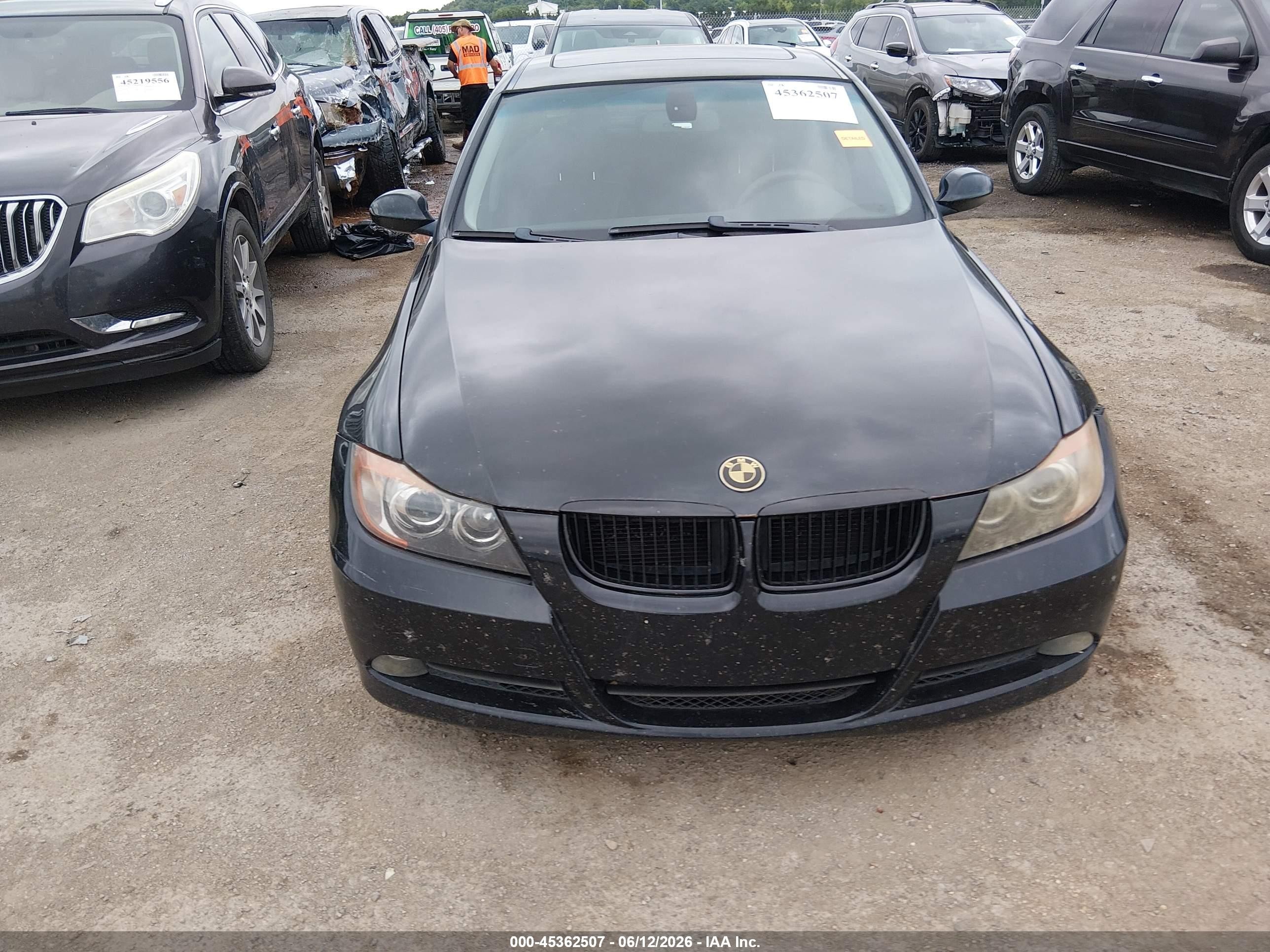 2006 Bmw 325i   Black vin: WBAVB13556KR59594