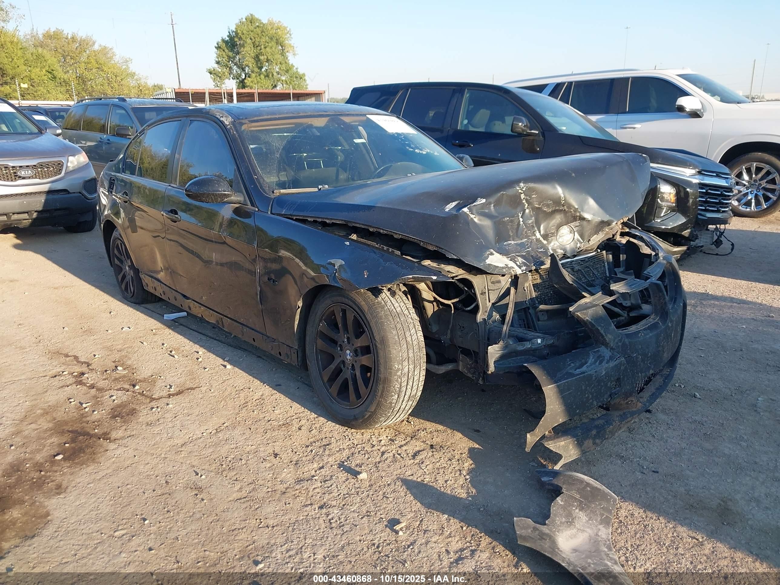 2006 Bmw 325i   Черный vin: WBAVB13556PT03267