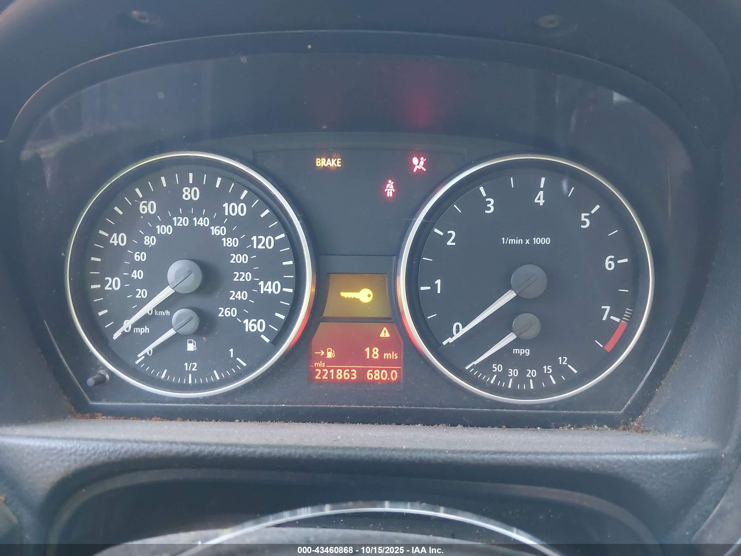 2006 Bmw 325i   Черный vin: WBAVB13556PT03267