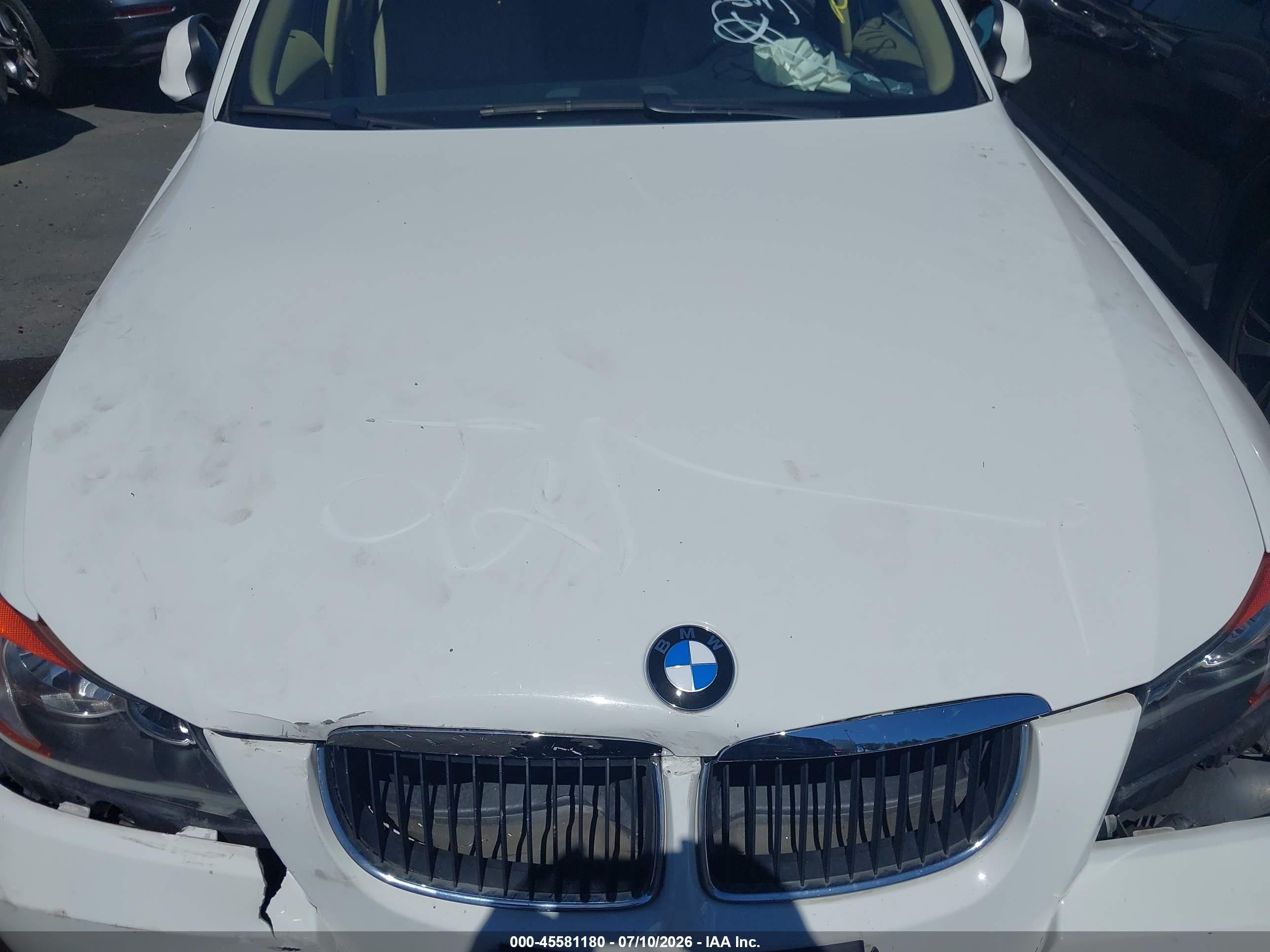 2006 Bmw 325i   White vin: WBAVB13556PT11045