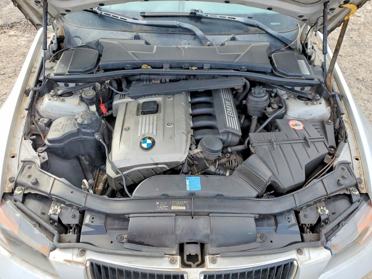 2006 Bmw 325 Silver vin: WBAVB13566KX34262