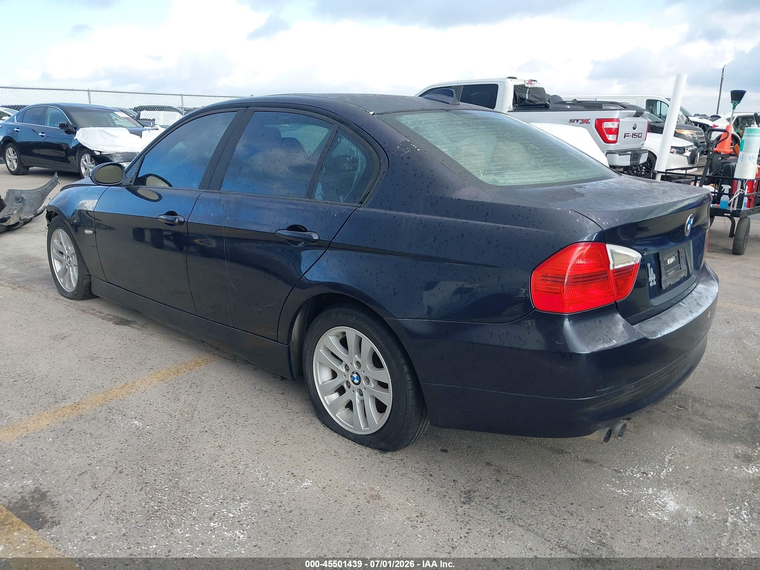 2006 Bmw 325i   Dark Blue vin: WBAVB13566KX41891