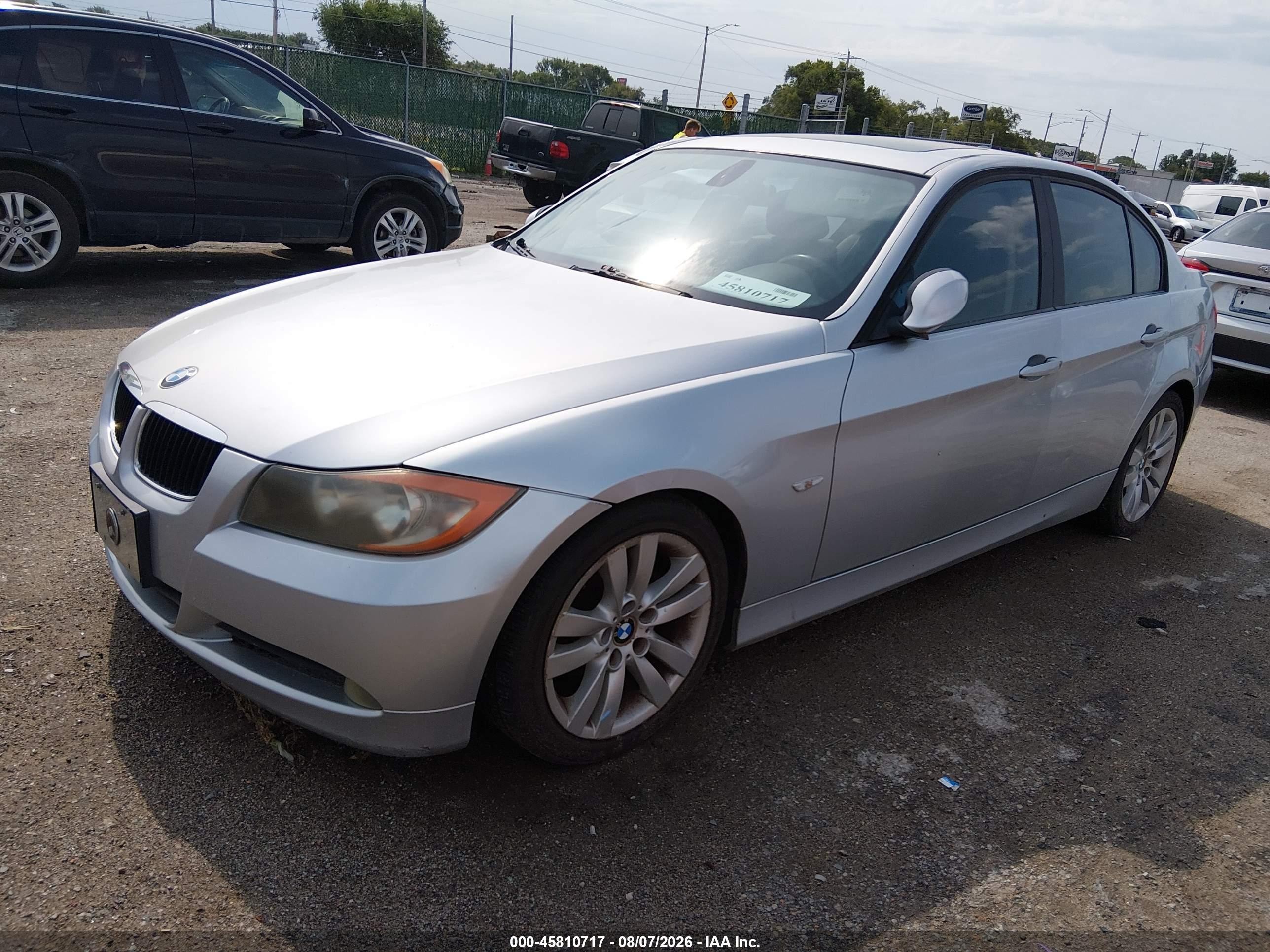 2006 Bmw 325i   Silver vin: WBAVB13566KX47898