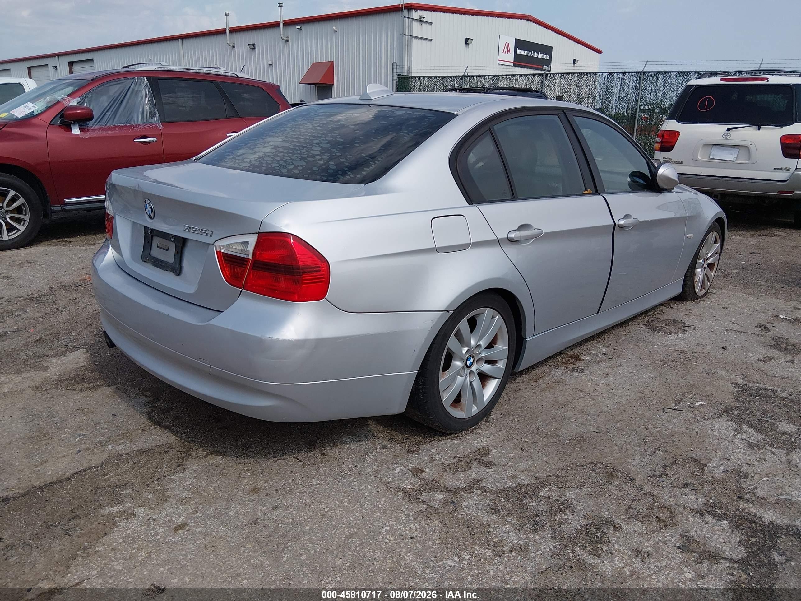2006 Bmw 325i   Silver vin: WBAVB13566KX47898