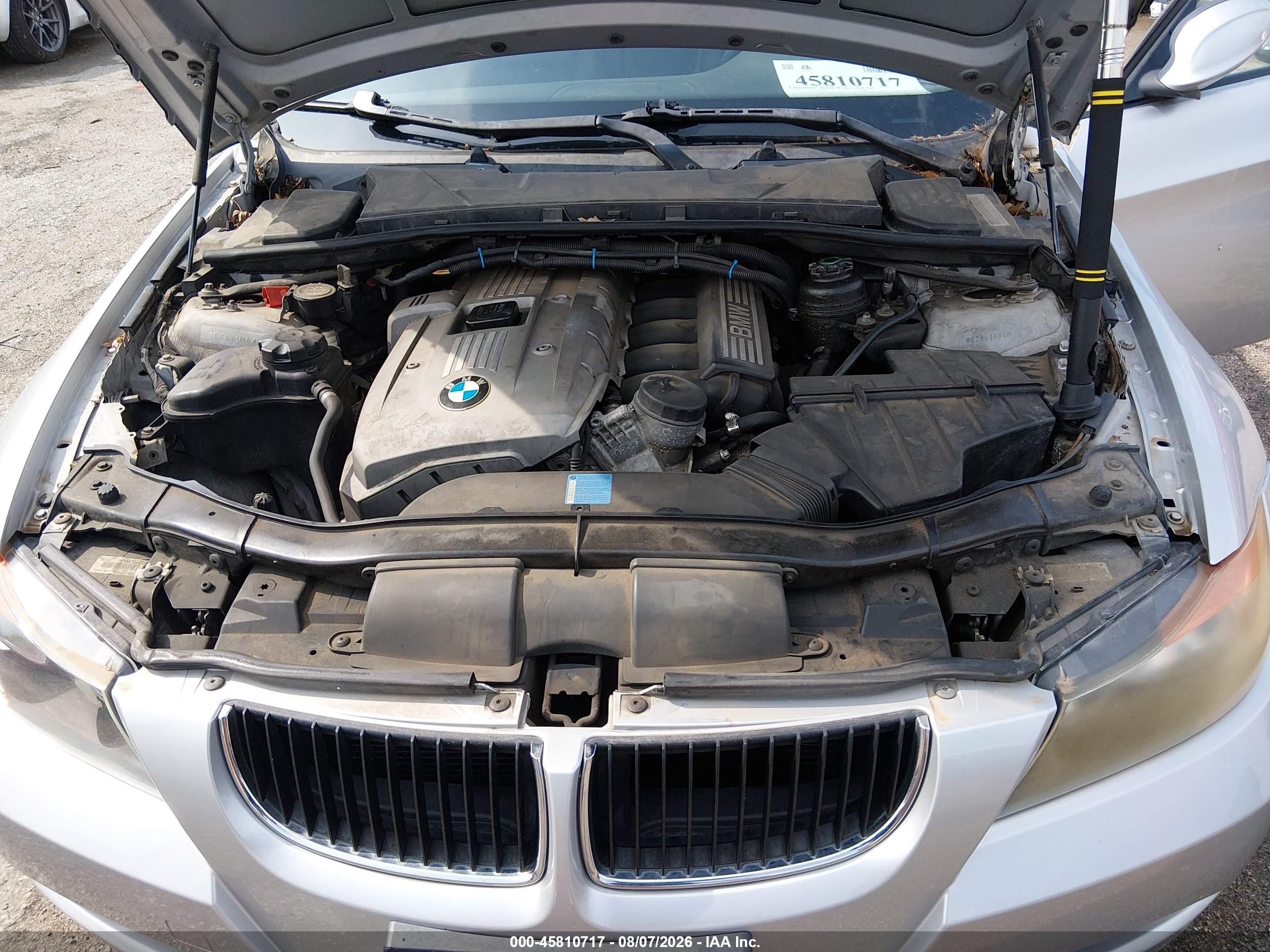 2006 Bmw 325i   Silver vin: WBAVB13566KX47898