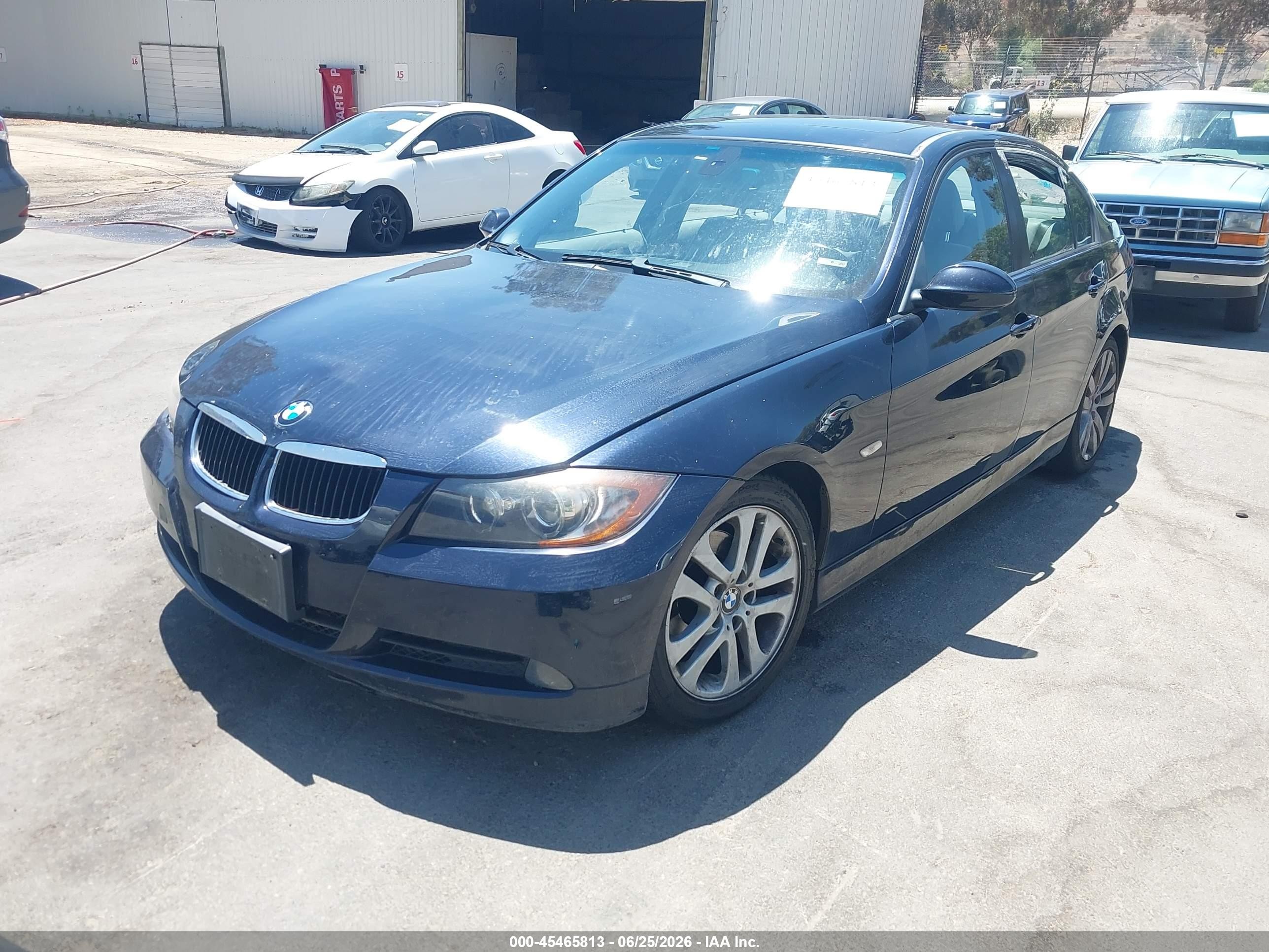 2006 Bmw 325i   Blue vin: WBAVB13566KX48677