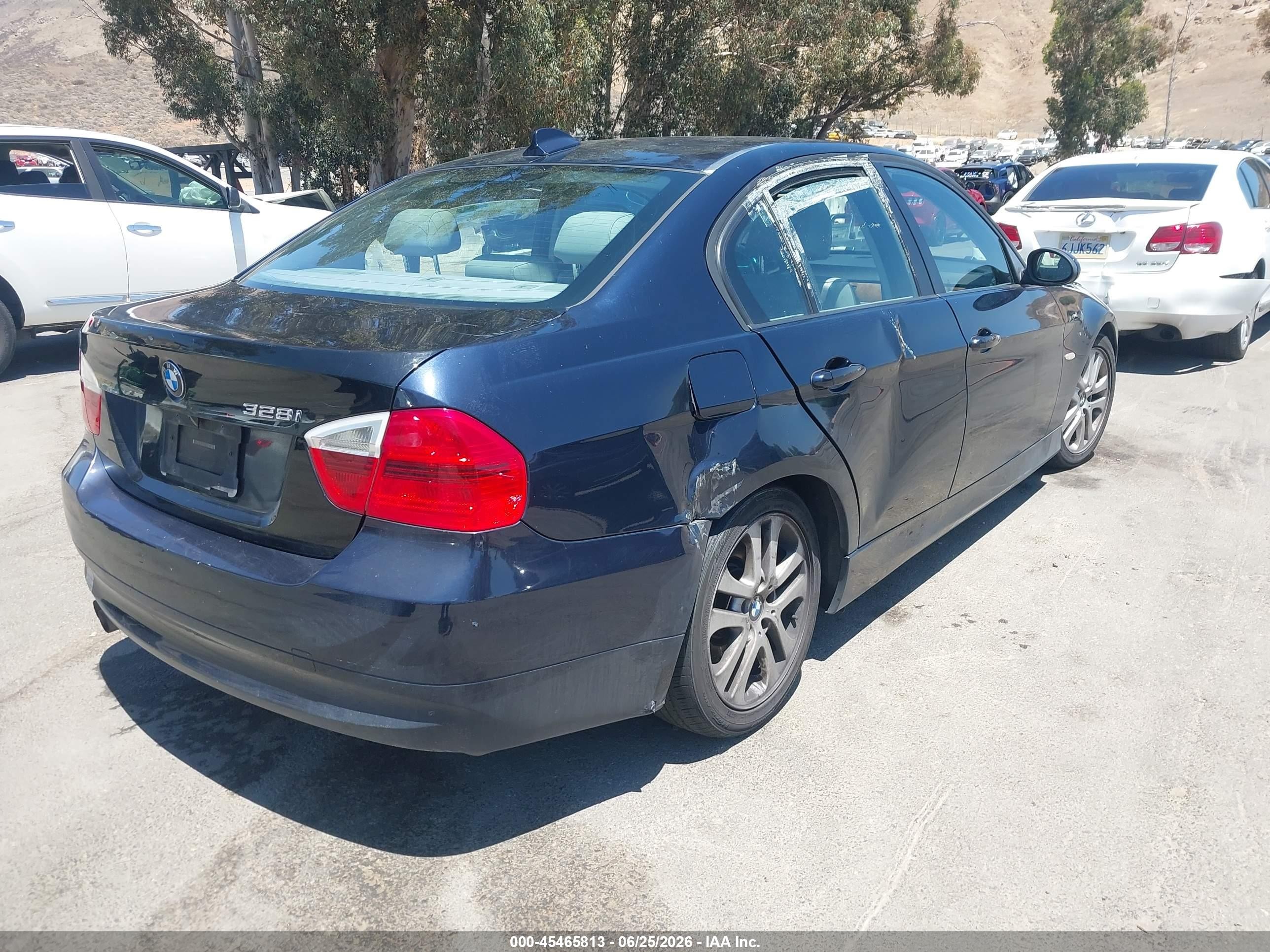 2006 Bmw 325i   Blue vin: WBAVB13566KX48677