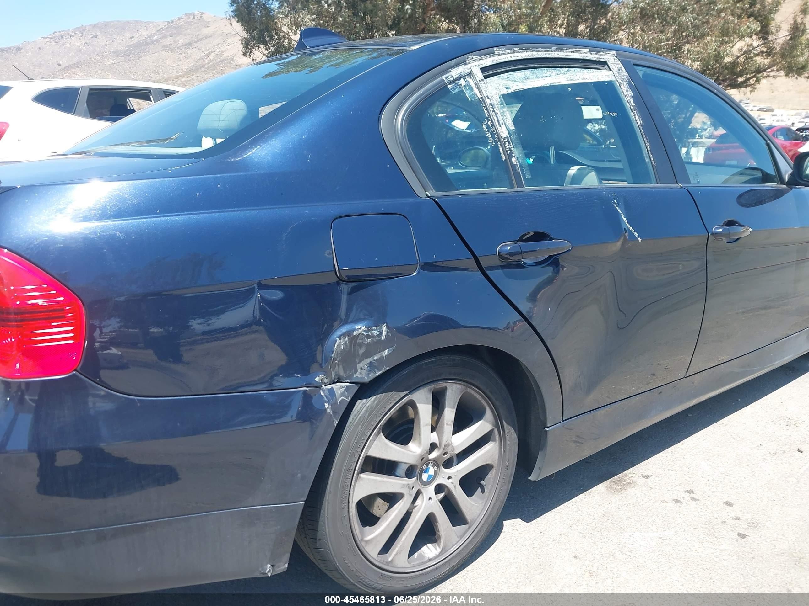 2006 Bmw 325i   Blue vin: WBAVB13566KX48677