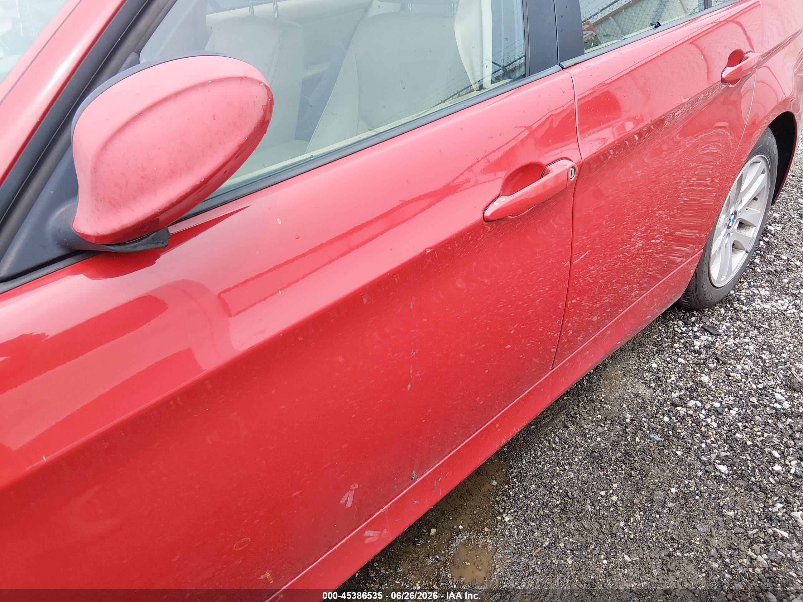 2006 Bmw 325i   Red vin: WBAVB13576KX43536