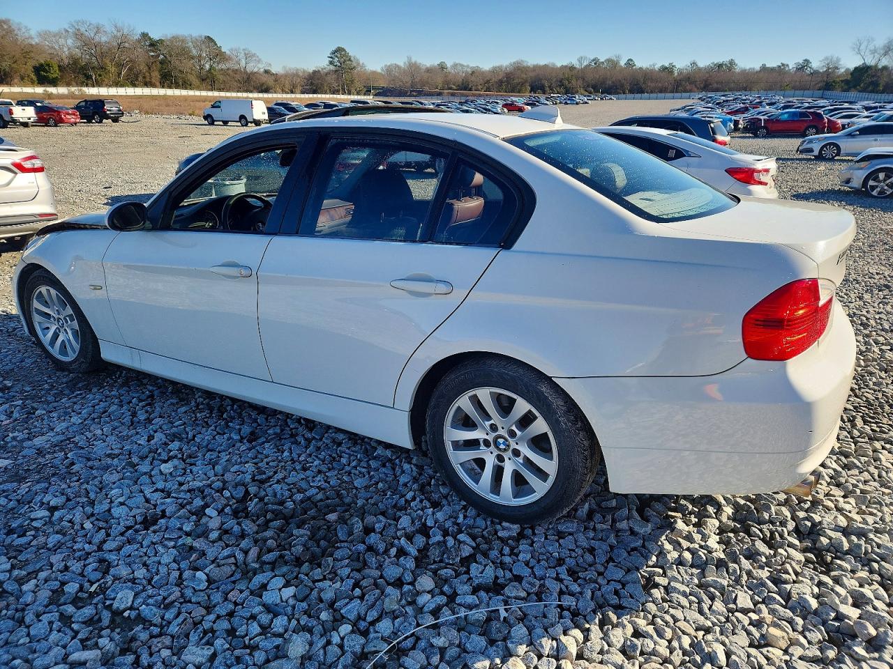 2006 Bmw 325 I White vin: WBAVB13576KX48459