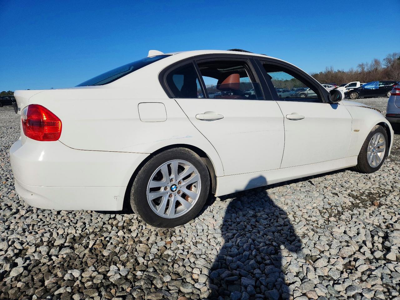 2006 Bmw 325 I White vin: WBAVB13576KX48459