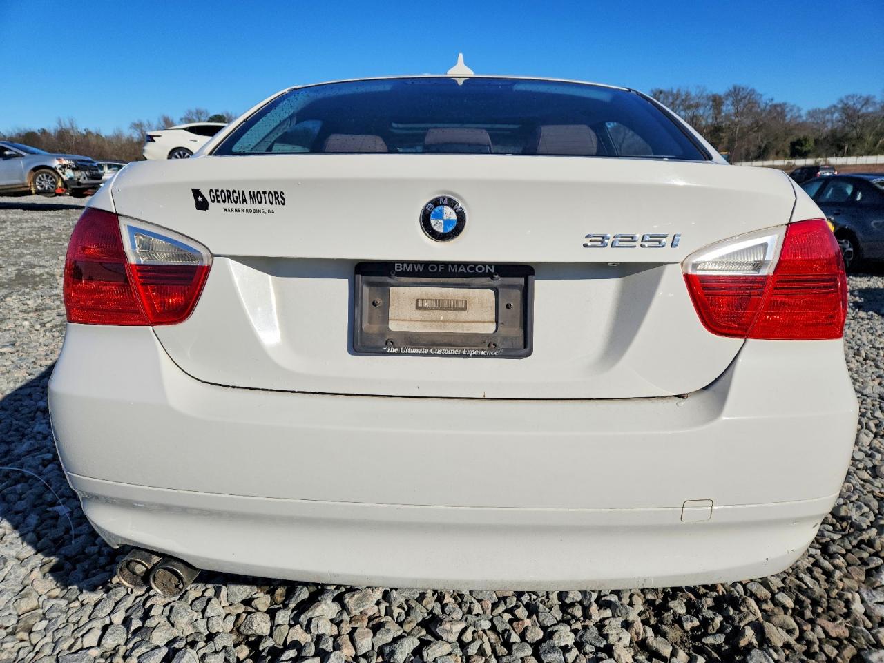 2006 Bmw 325 I White vin: WBAVB13576KX48459