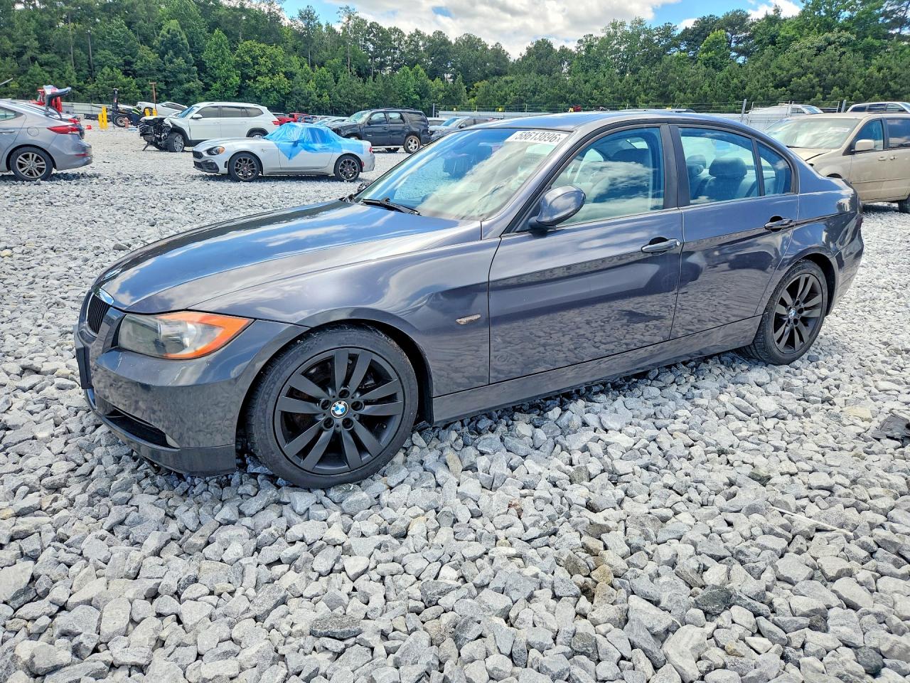 2006 Bmw 325 I Серый vin: WBAVB13576KX66296