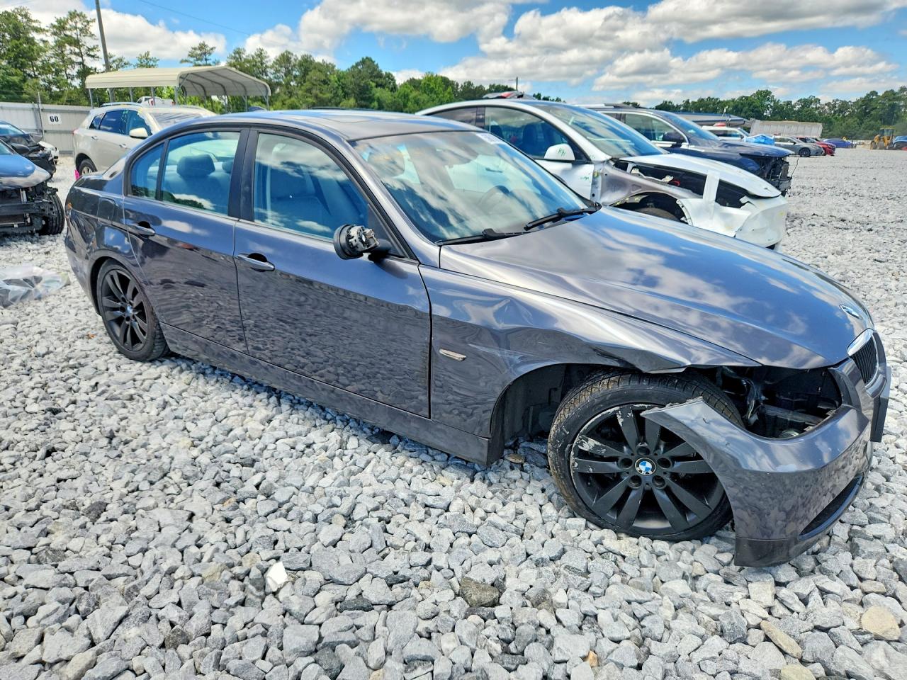 2006 Bmw 325 I Gray vin: WBAVB13576KX66296